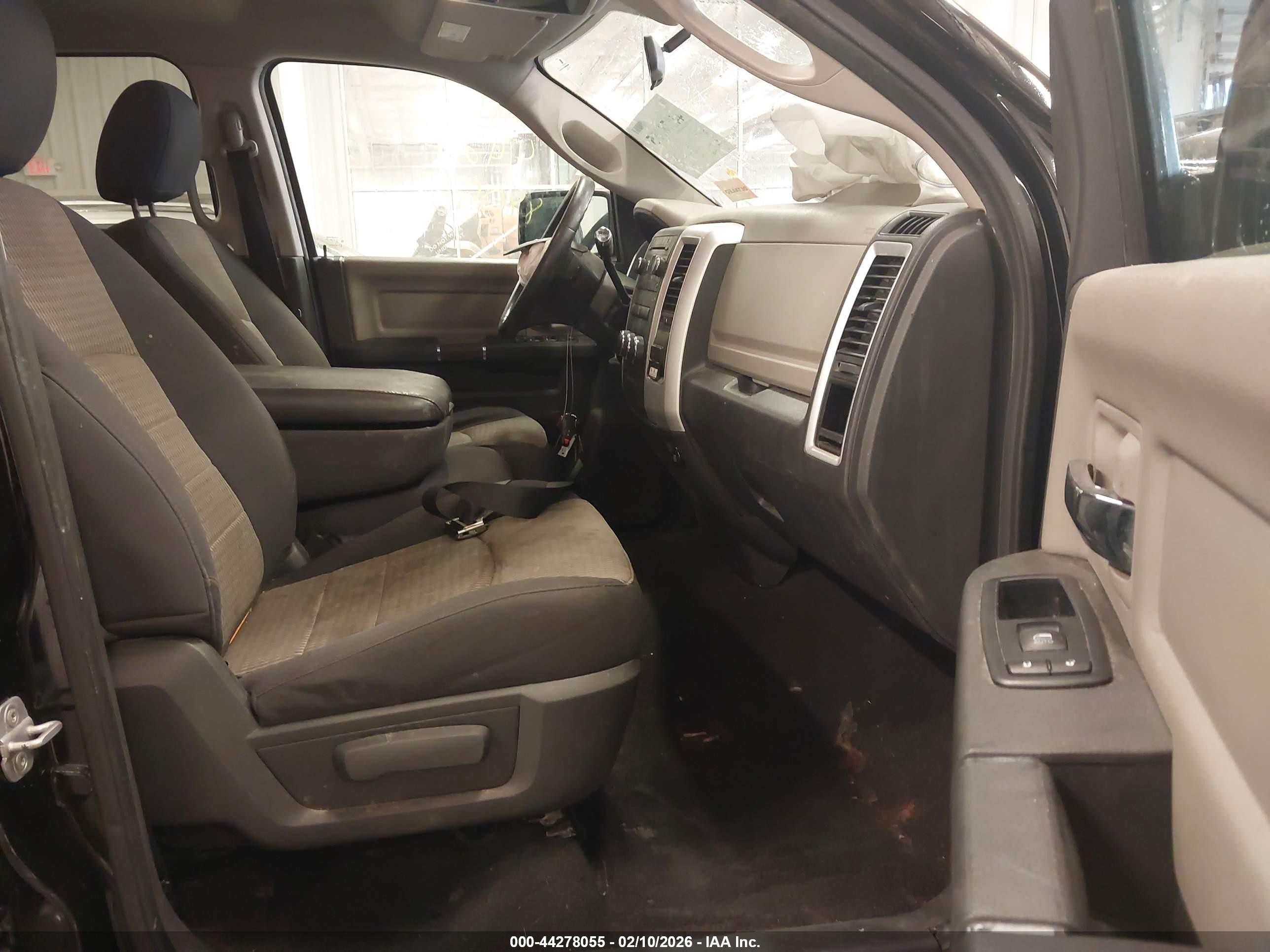 2012 Ram 1500 Slt Черный vin: 1C6RD6GT5CS255922