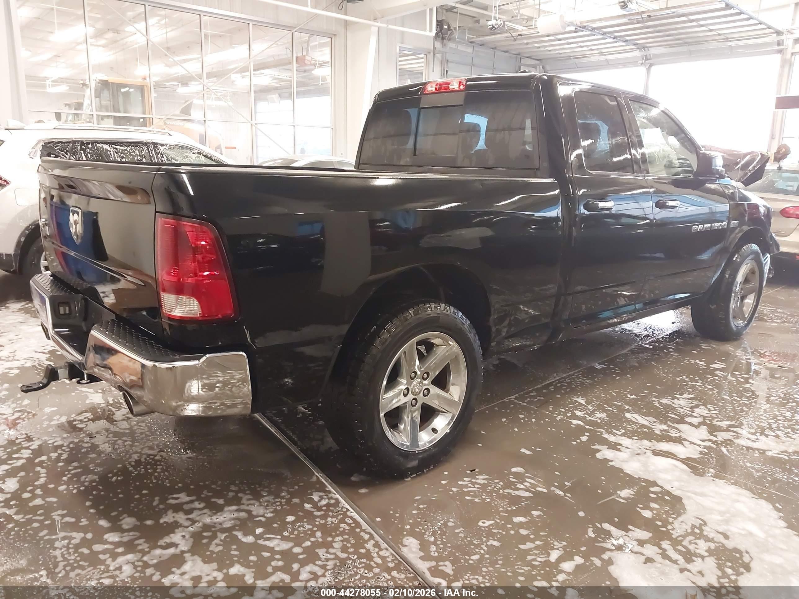 2012 Ram 1500 Slt Черный vin: 1C6RD6GT5CS255922