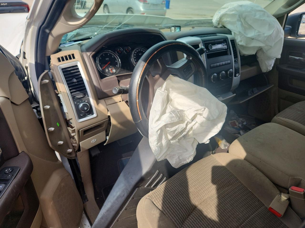 2012 Dodge Ram 1500 Slt White vin: 1C6RD6GT6CS113031