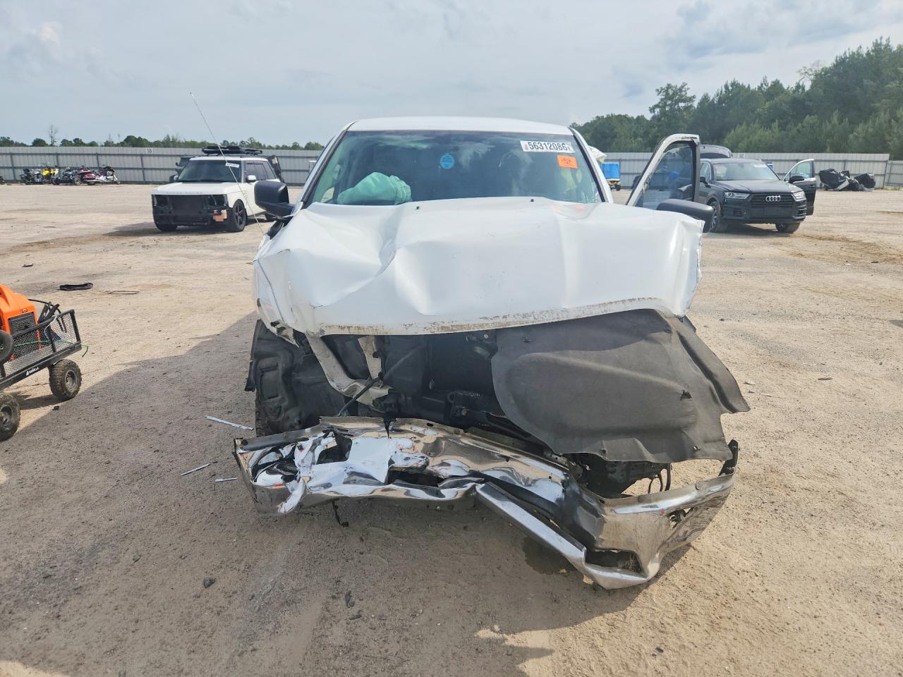 2012 Dodge Ram 1500 Slt White vin: 1C6RD6GT6CS113031