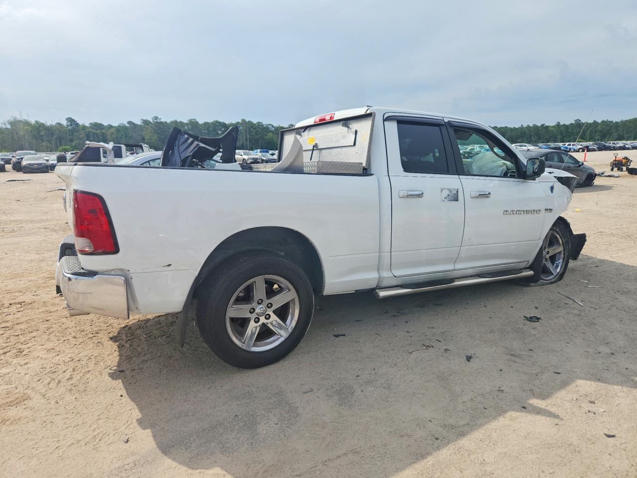 2012 Dodge Ram 1500 Slt White vin: 1C6RD6GT6CS113031