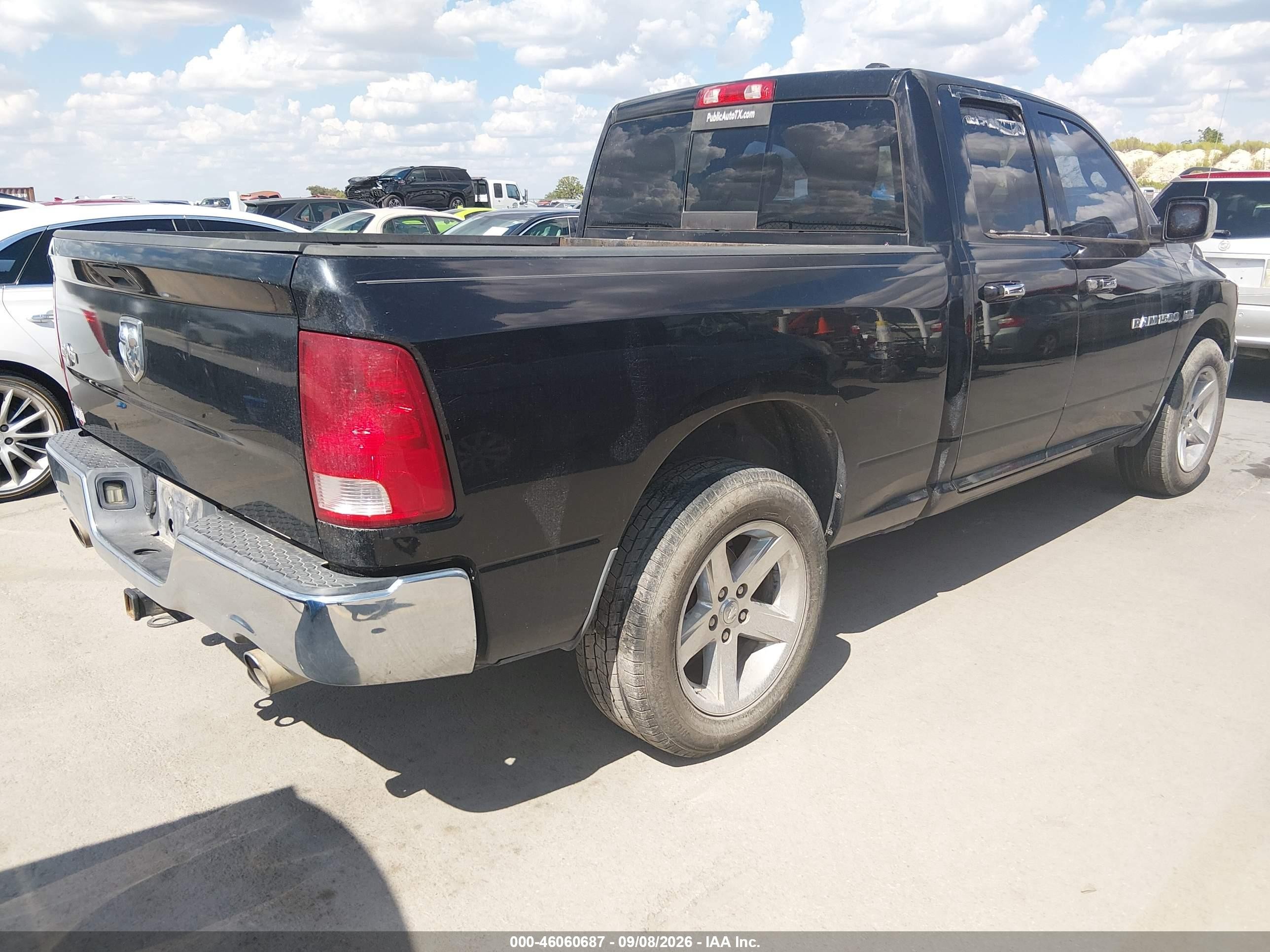 2012 Ram 1500 Lone Star Black vin: 1C6RD6GT9CS148064