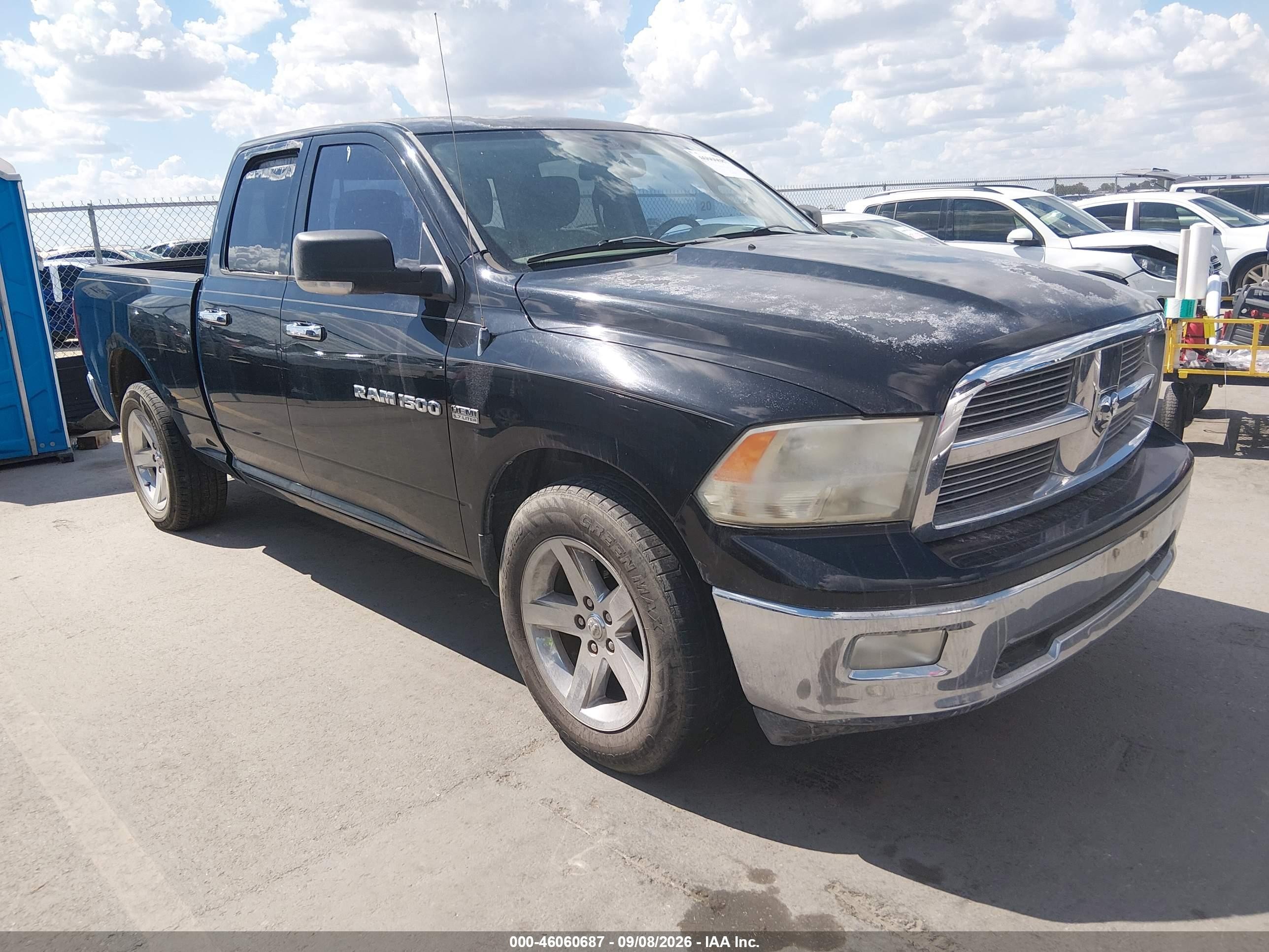 2012 Ram 1500 Lone Star Black vin: 1C6RD6GT9CS148064