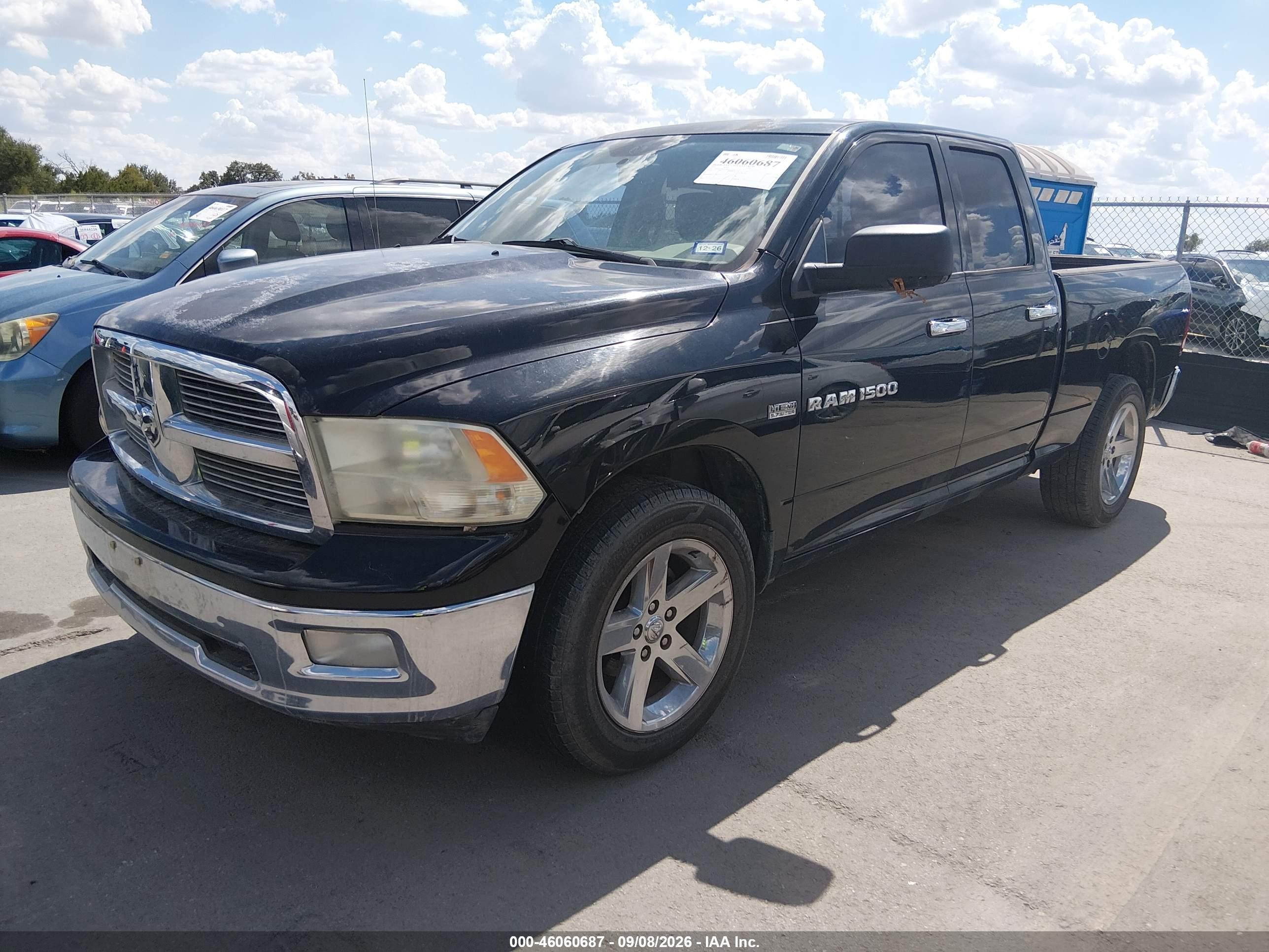 2012 Ram 1500 Lone Star Black vin: 1C6RD6GT9CS148064
