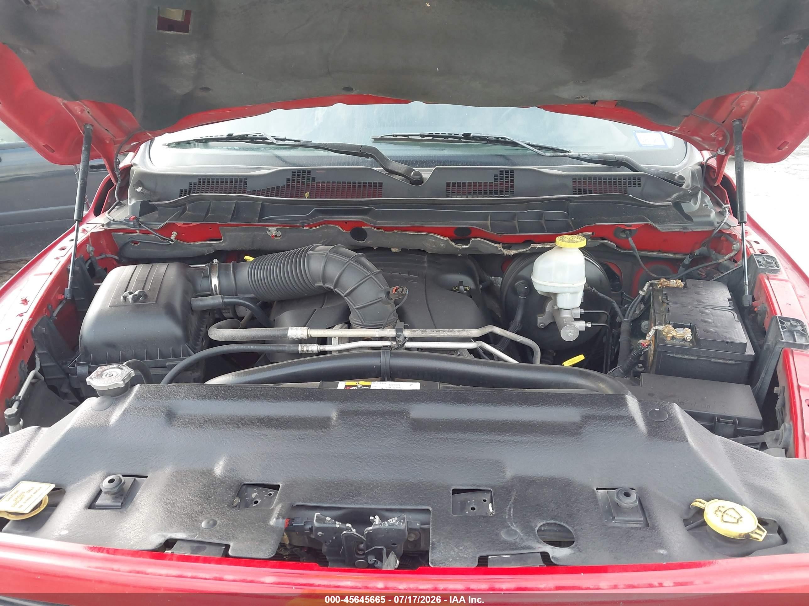 2012 Ram 1500 Sport Red vin: 1C6RD6HT3CS112692