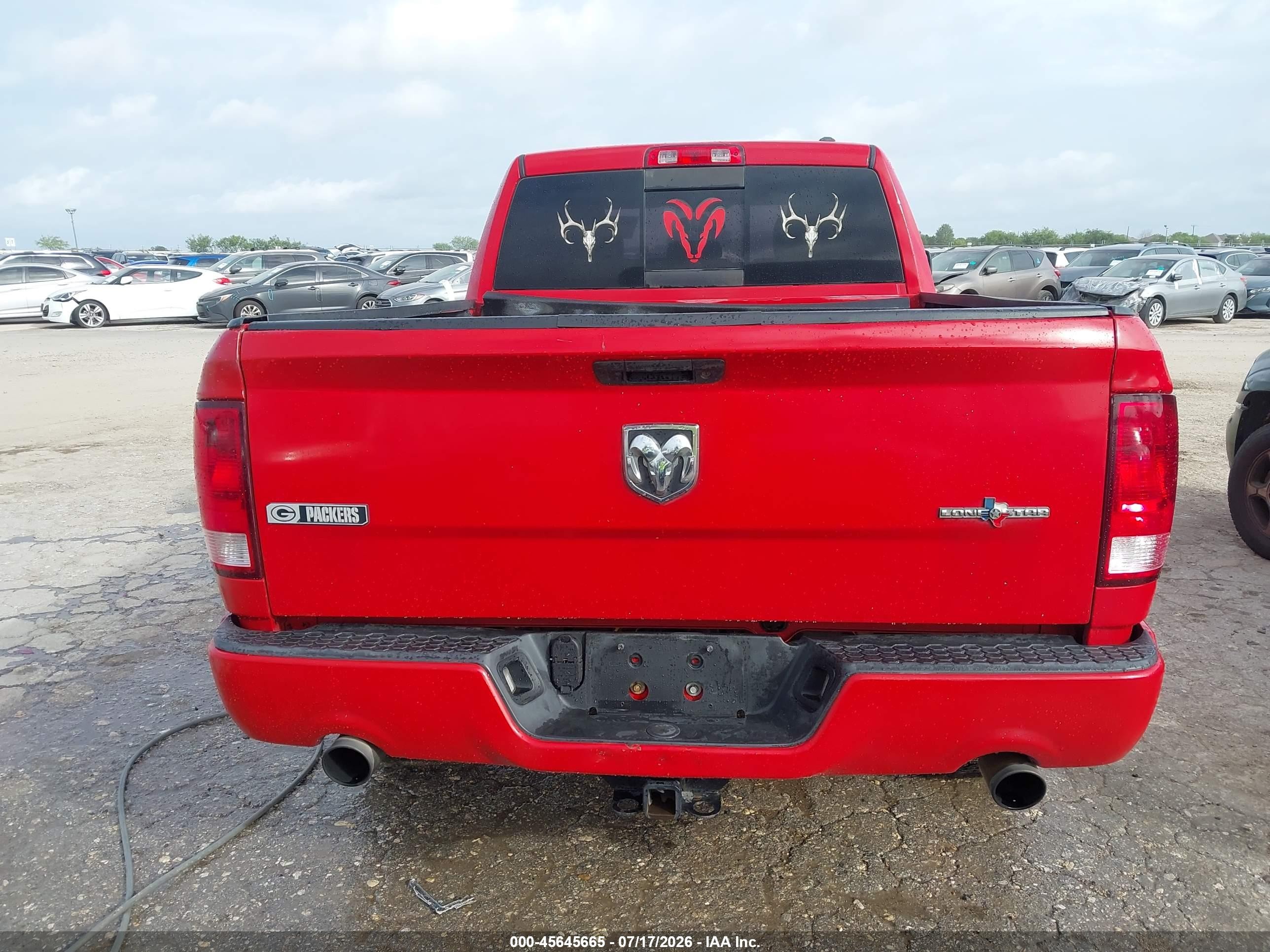 2012 Ram 1500 Sport Red vin: 1C6RD6HT3CS112692