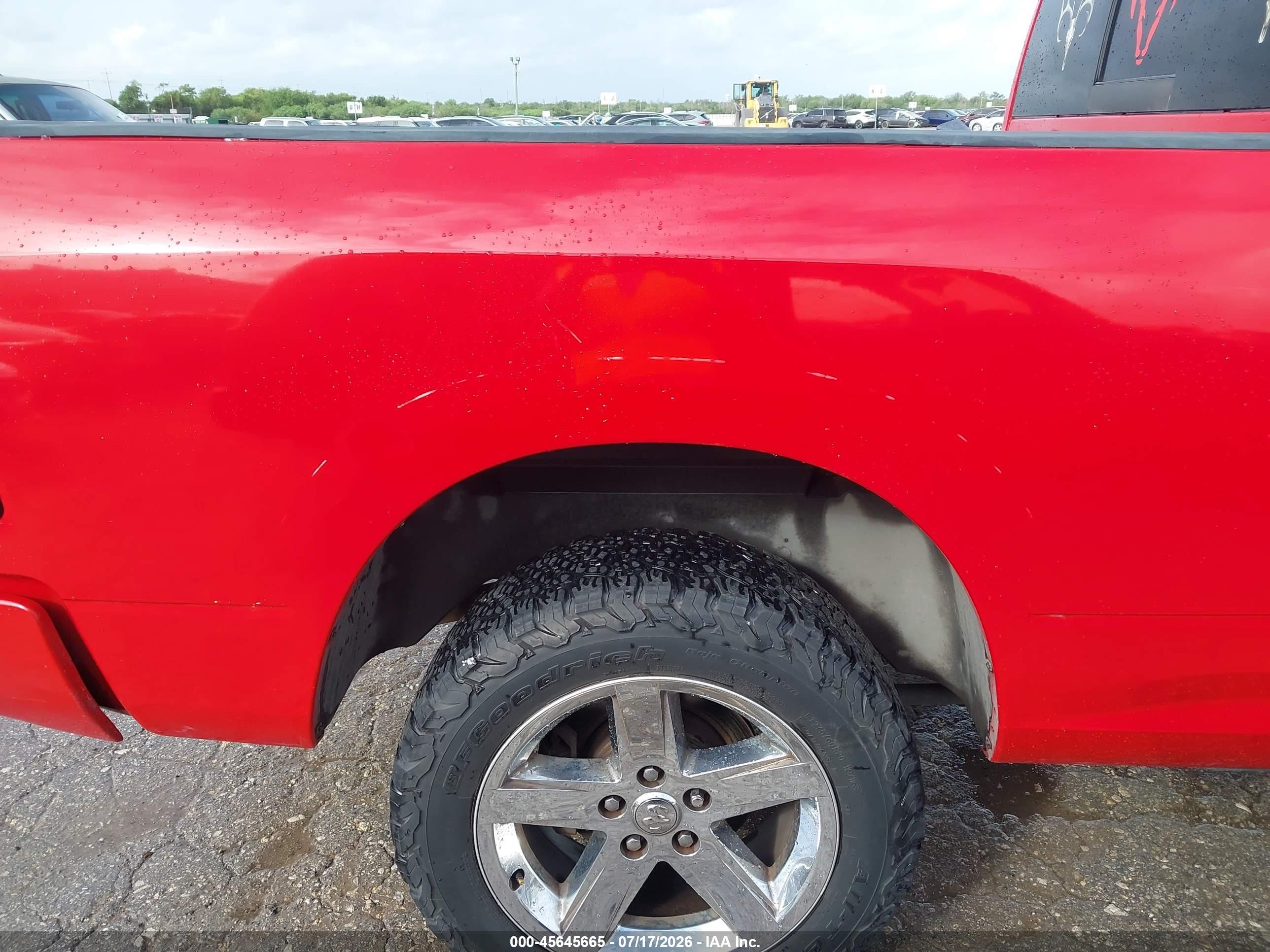 2012 Ram 1500 Sport Red vin: 1C6RD6HT3CS112692