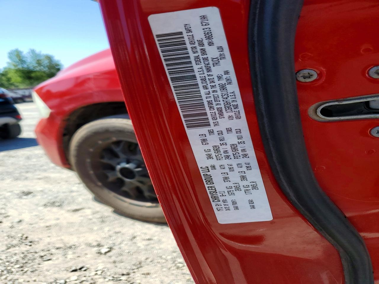 2012 Dodge Ram 1500 Sport Red vin: 1C6RD6HT4CS118002