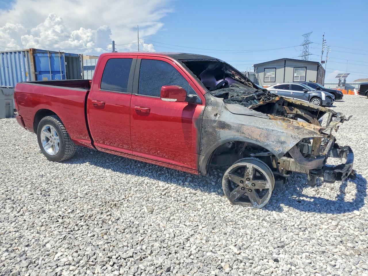 2012 Dodge Ram 1500 Sport Red vin: 1C6RD6HT7CS334121