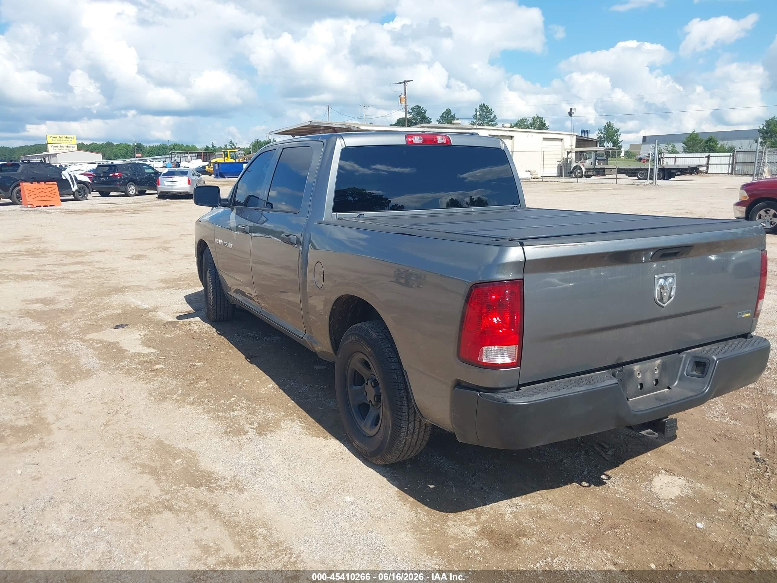 2012 Ram 1500 Tradesman Gray vin: 1C6RD6KP1CS279127