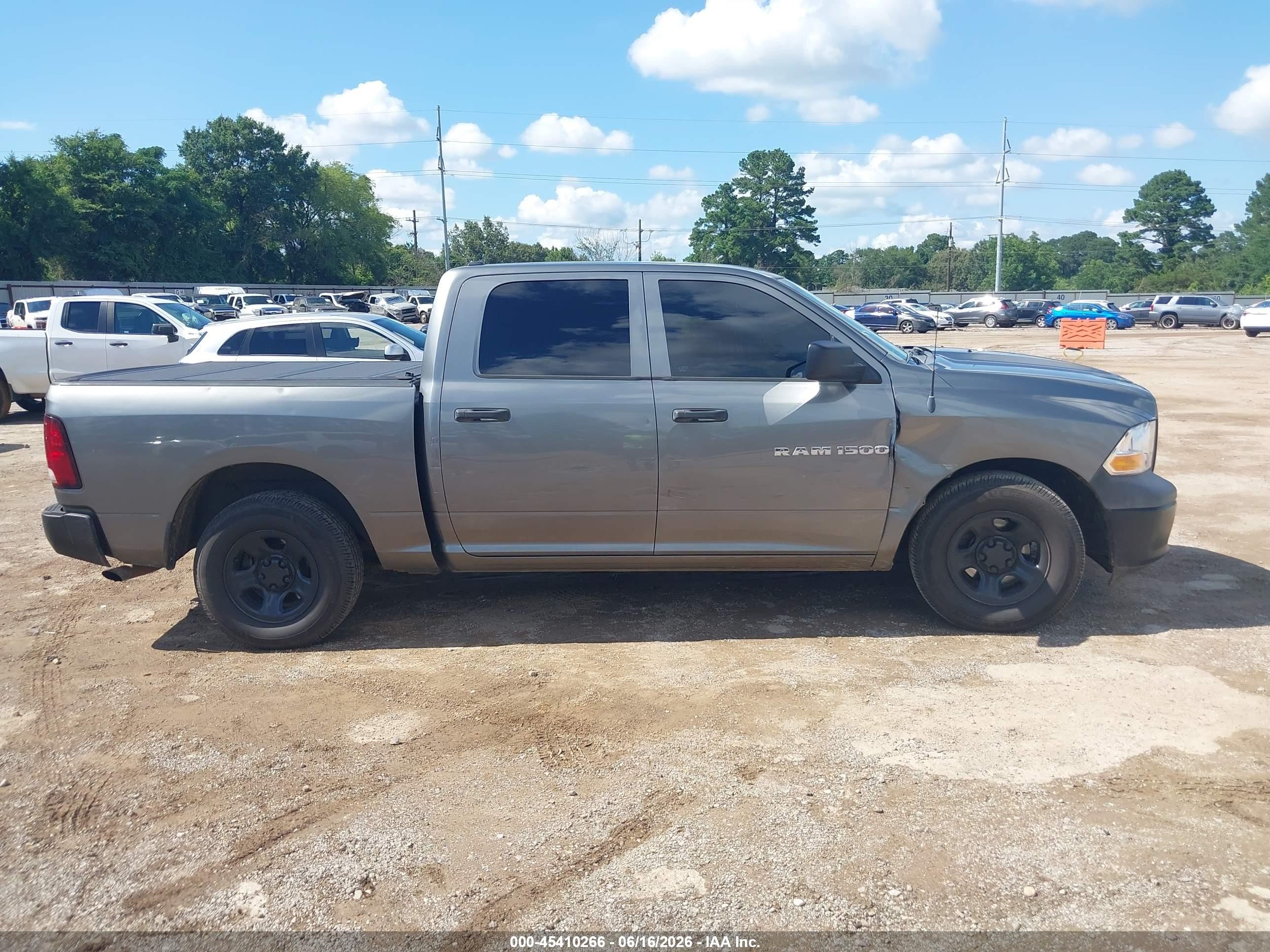 2012 Ram 1500 Tradesman Gray vin: 1C6RD6KP1CS279127