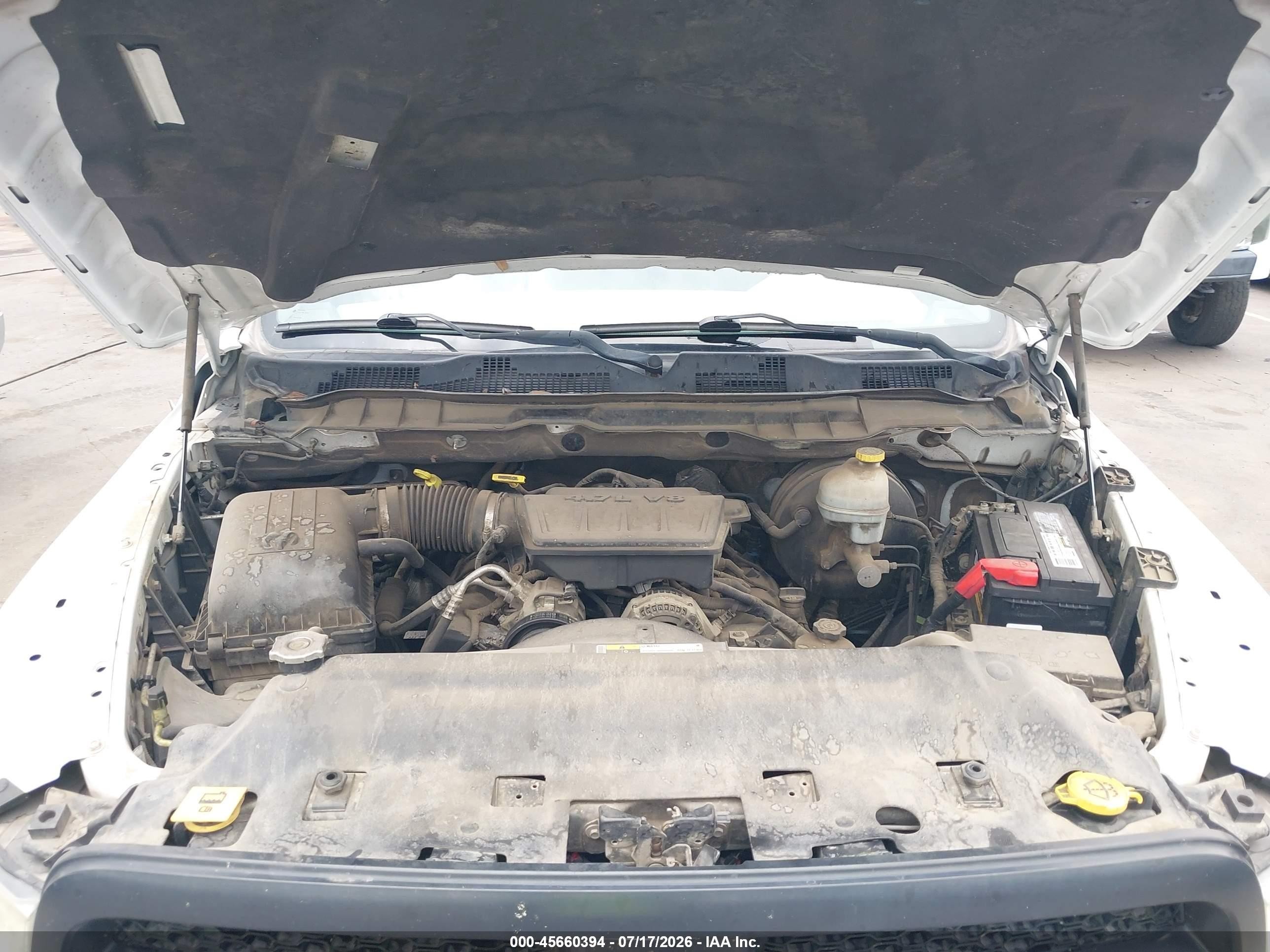 2012 Ram 1500 St White vin: 1C6RD6KP3CS265679