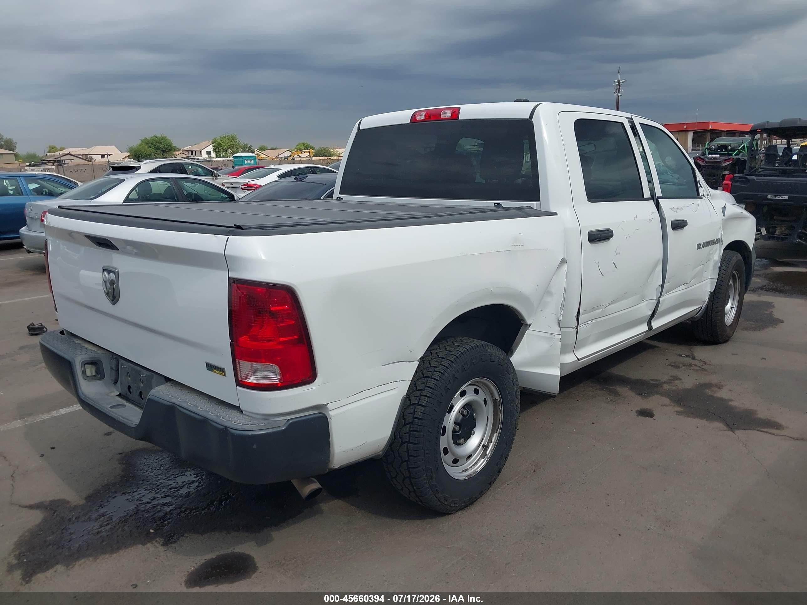 2012 Ram 1500 St White vin: 1C6RD6KP3CS265679