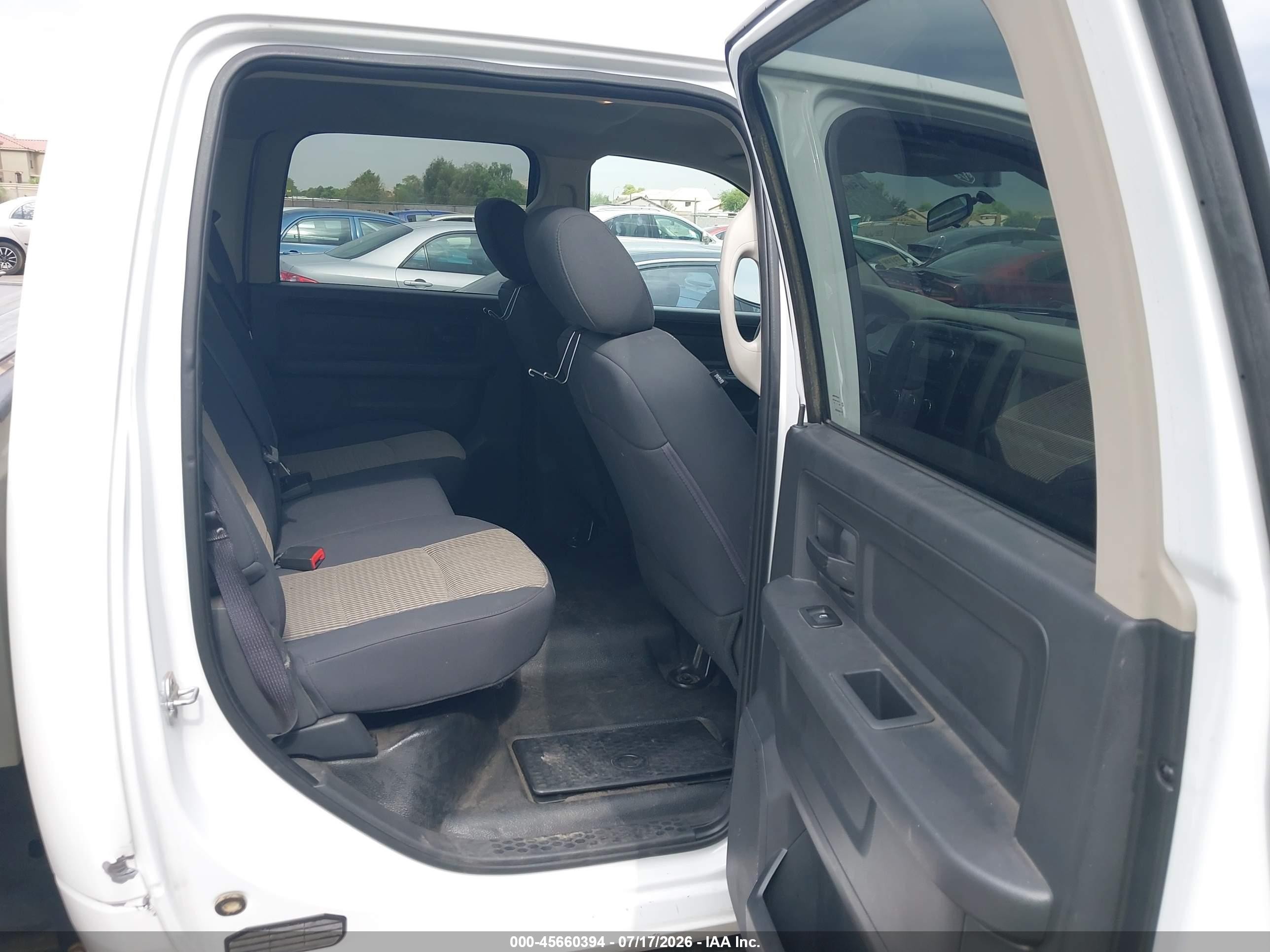 2012 Ram 1500 St White vin: 1C6RD6KP3CS265679