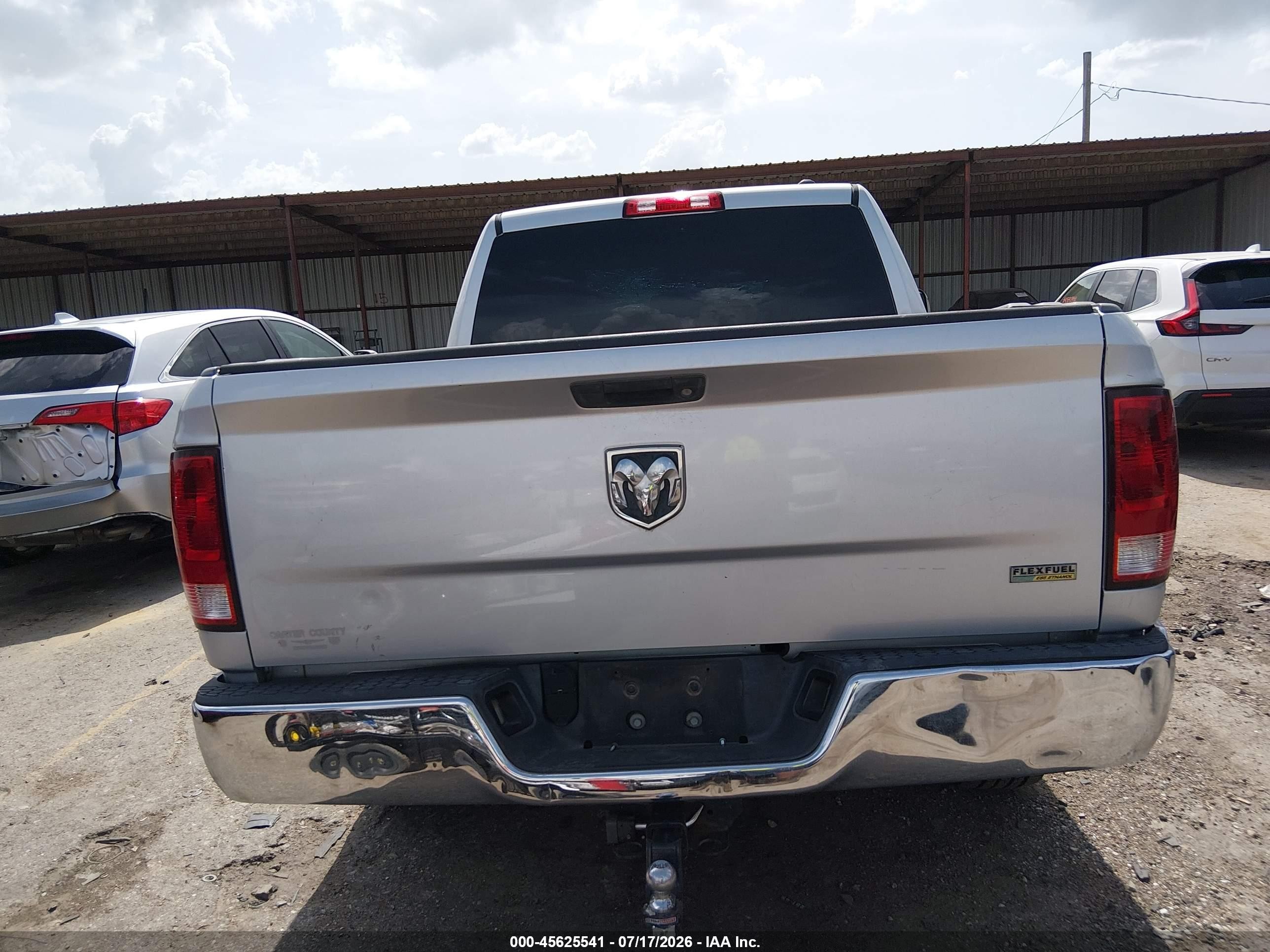 2012 Ram 1500 Tradesman Silver vin: 1C6RD6KP4CS235171