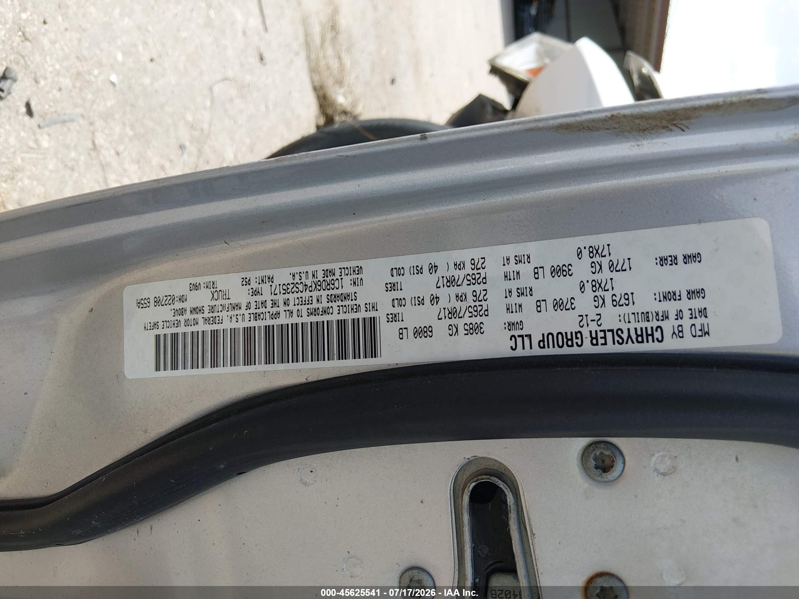 2012 Ram 1500 Tradesman Silver vin: 1C6RD6KP4CS235171