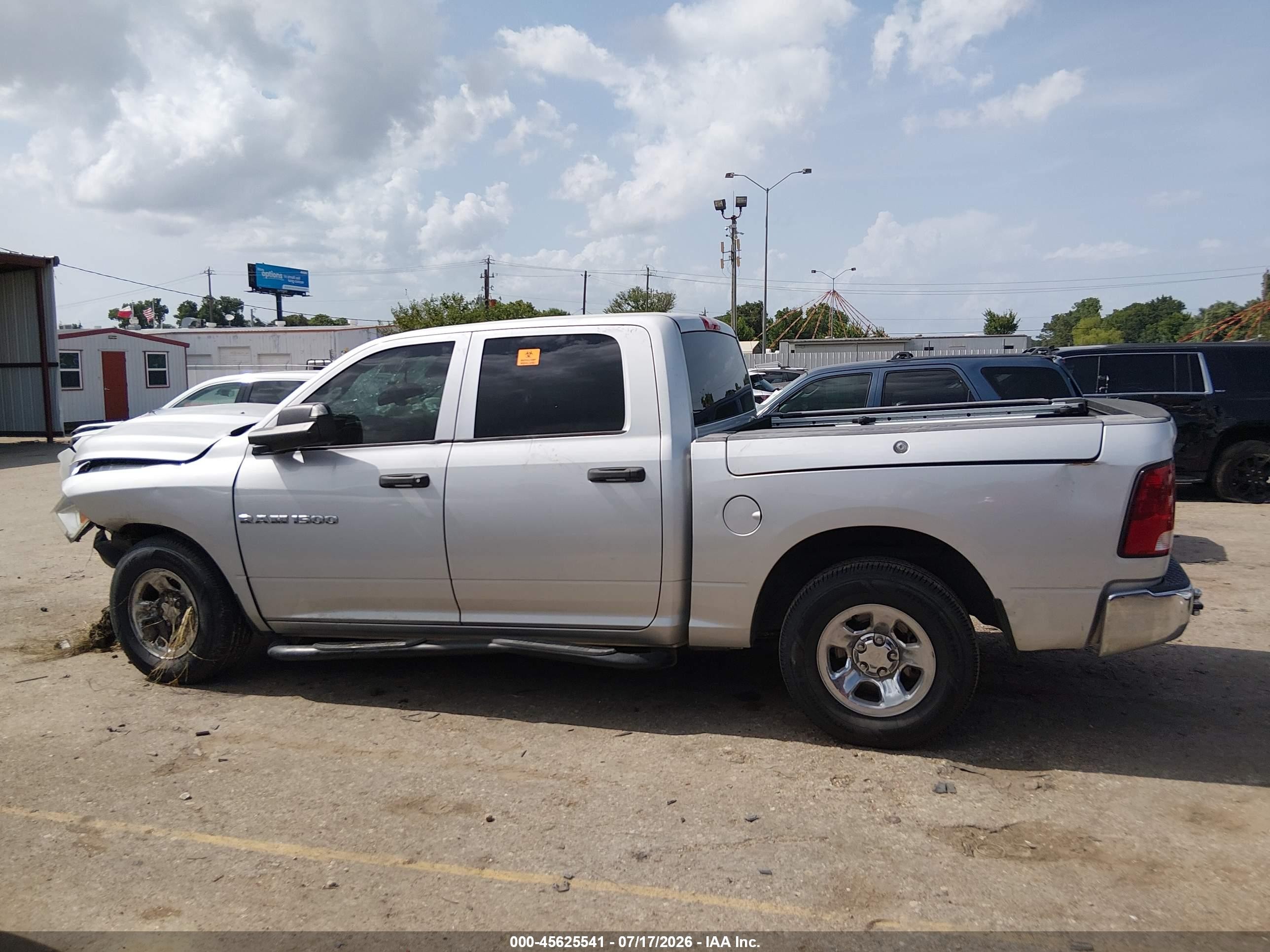 2012 Ram 1500 Tradesman Silver vin: 1C6RD6KP4CS235171