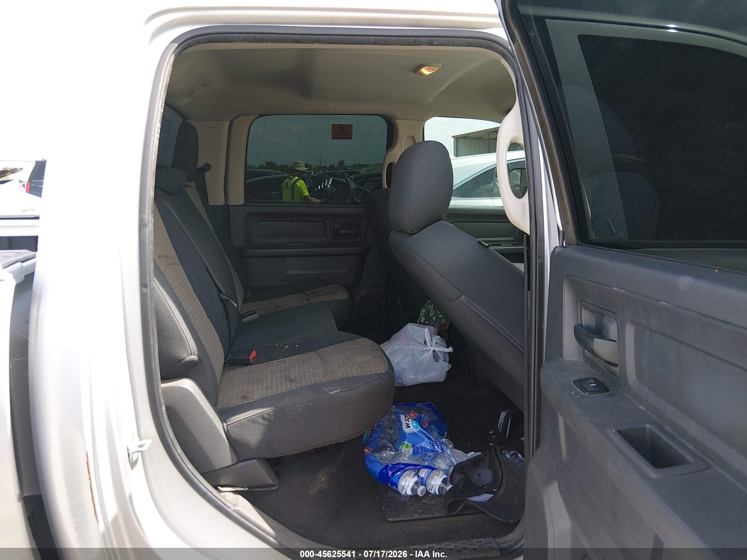 2012 Ram 1500 Tradesman Silver vin: 1C6RD6KP4CS235171