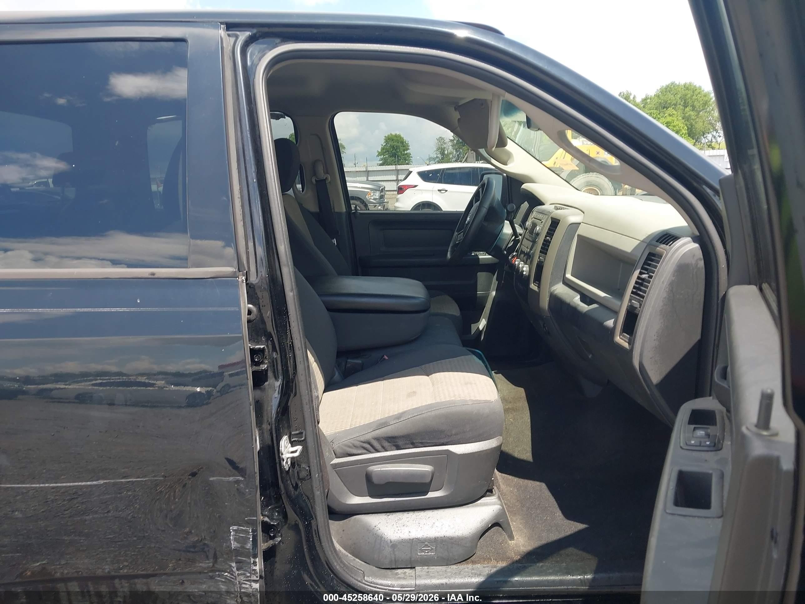 2012 Ram 1500 St Black vin: 1C6RD6KT0CS245757