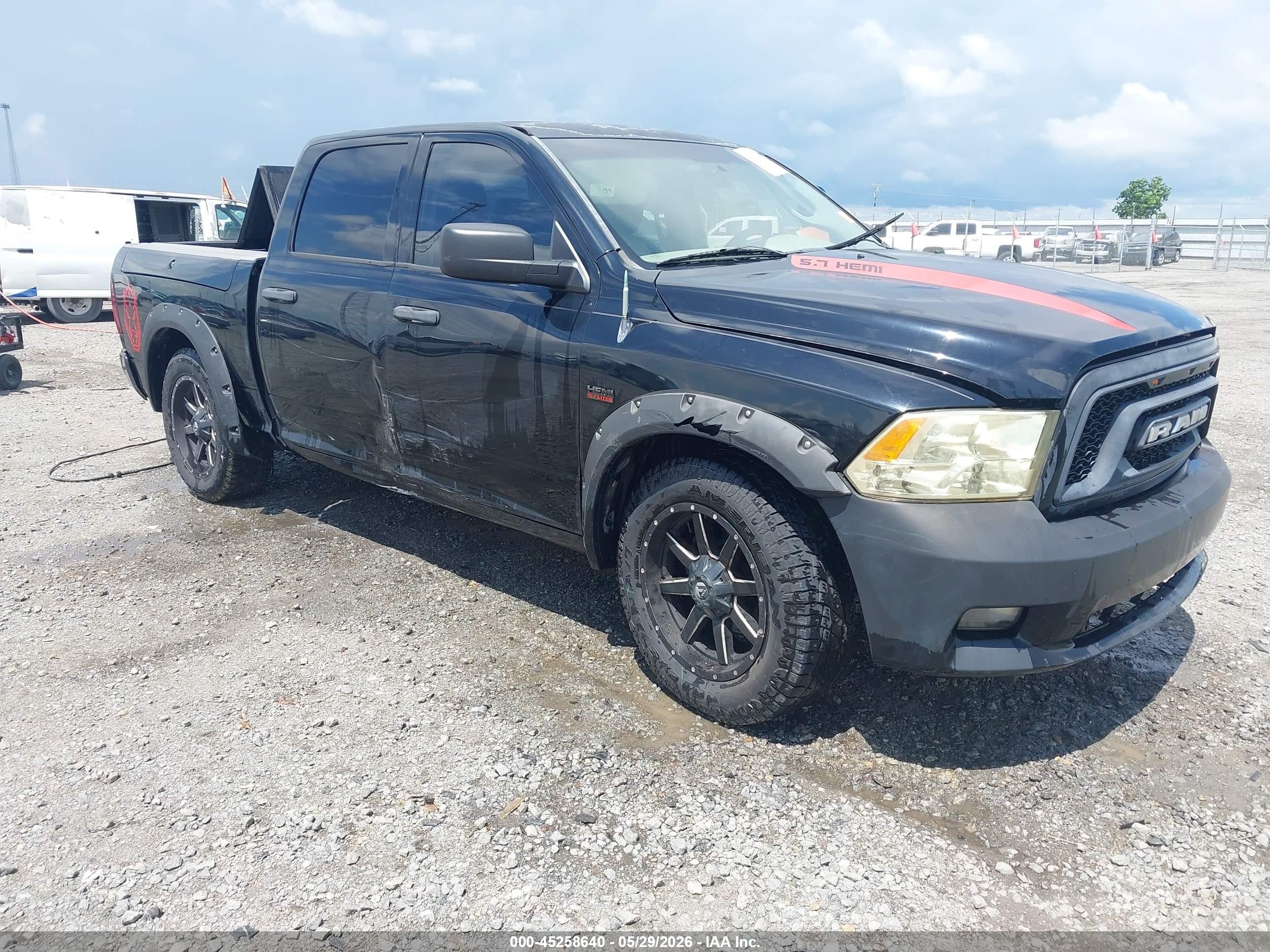 2012 Ram 1500 St Black vin: 1C6RD6KT0CS245757