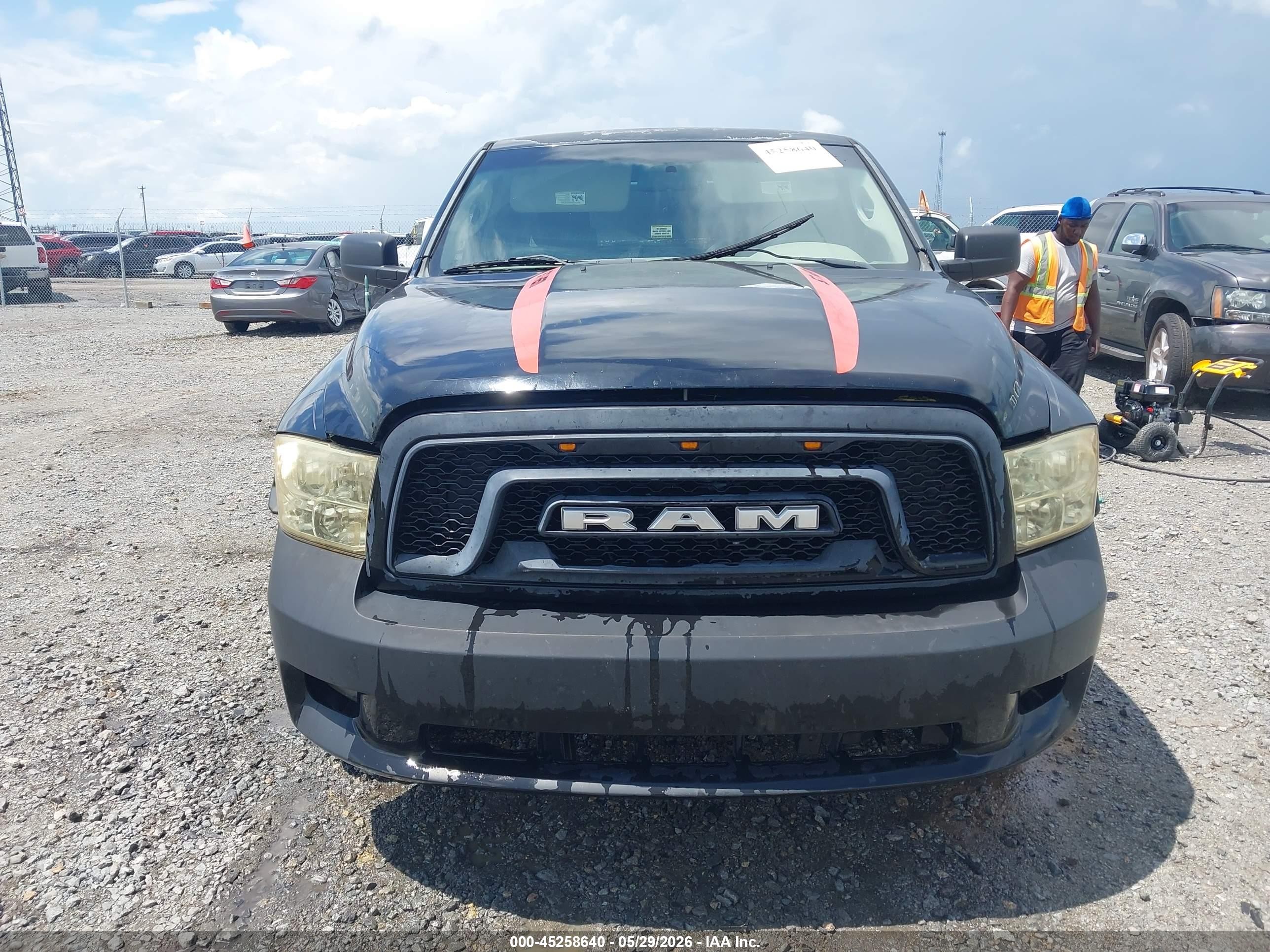 2012 Ram 1500 St Black vin: 1C6RD6KT0CS245757