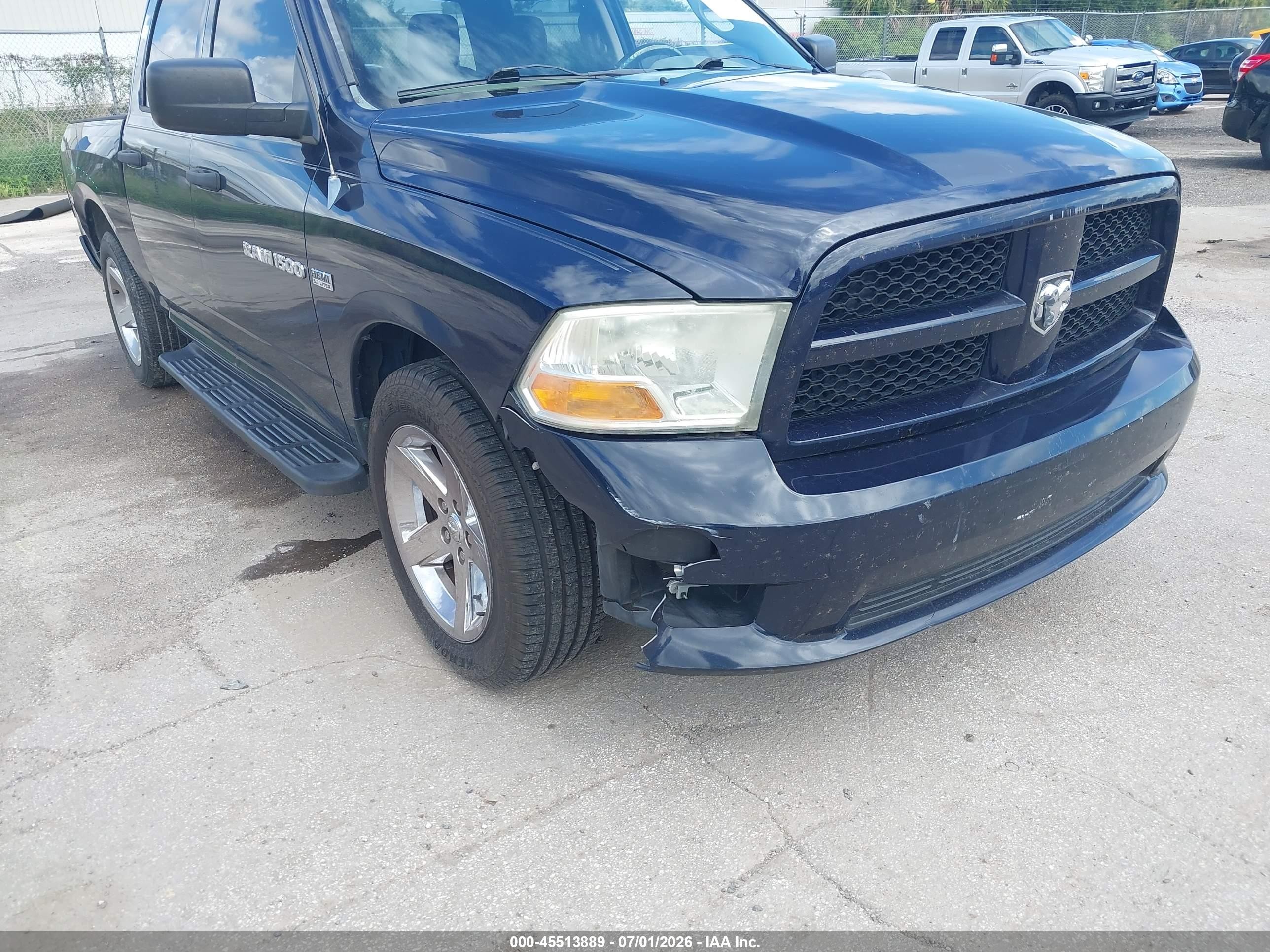 2012 Ram 1500 Express Blue vin: 1C6RD6KT0CS332462