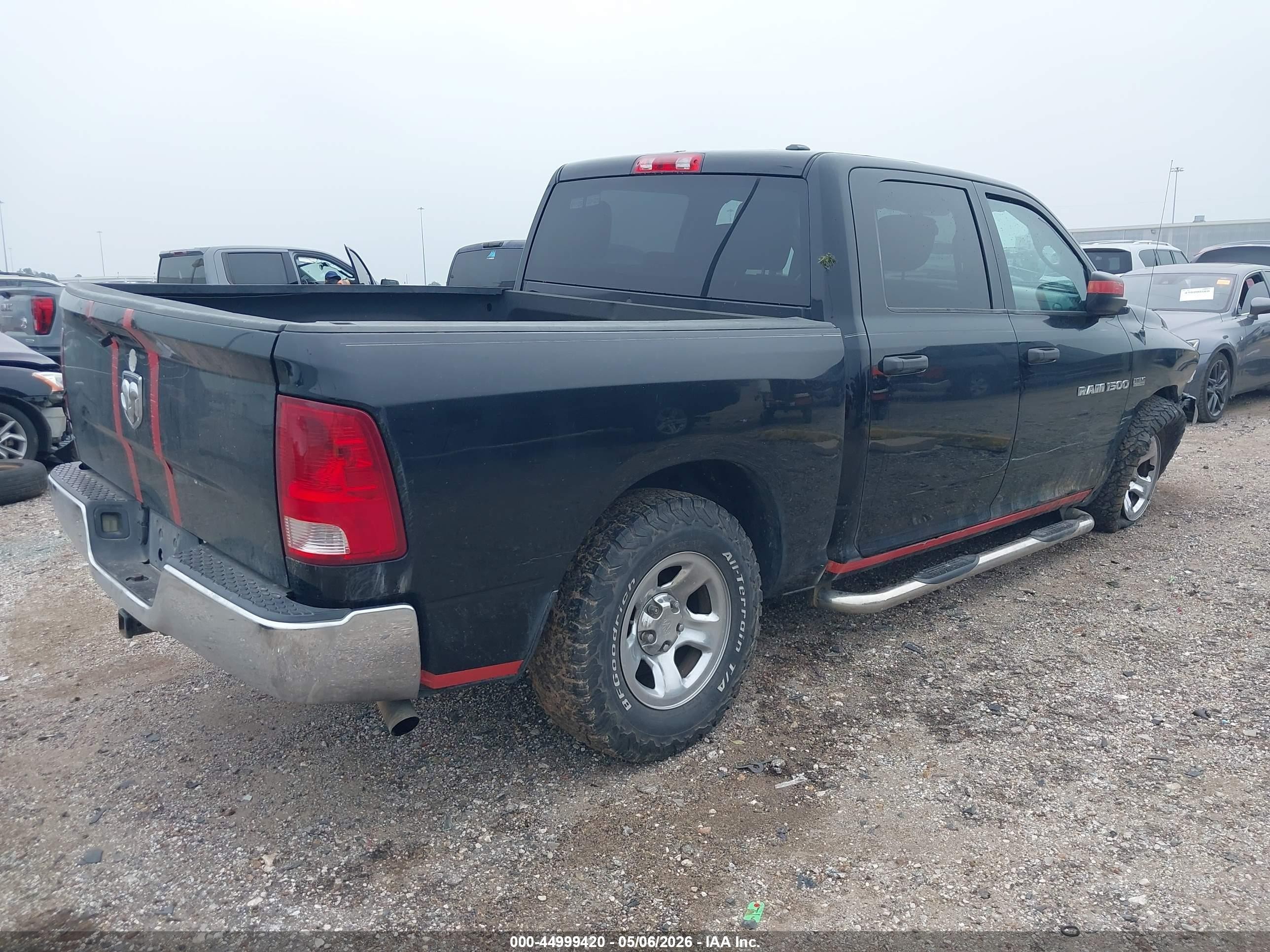 2012 Ram 1500 St Black vin: 1C6RD6KT2CS112966