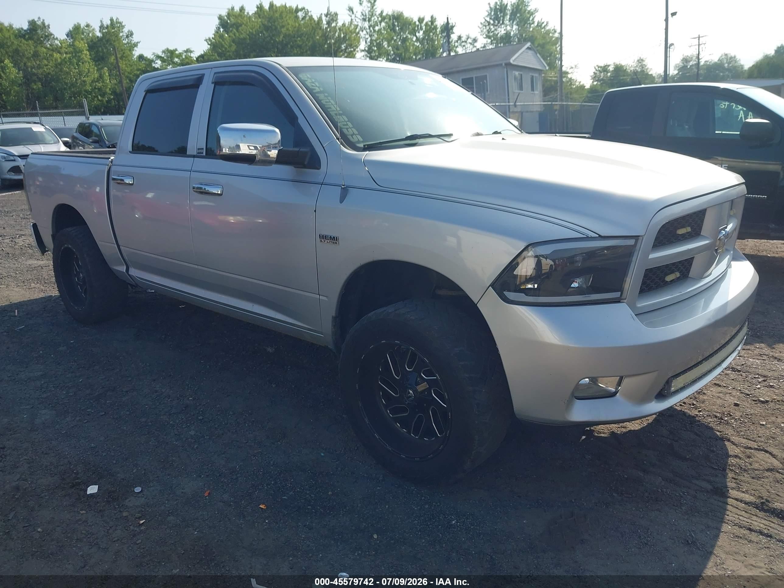 2012 Ram 1500 St Silver vin: 1C6RD6KT3CS143790