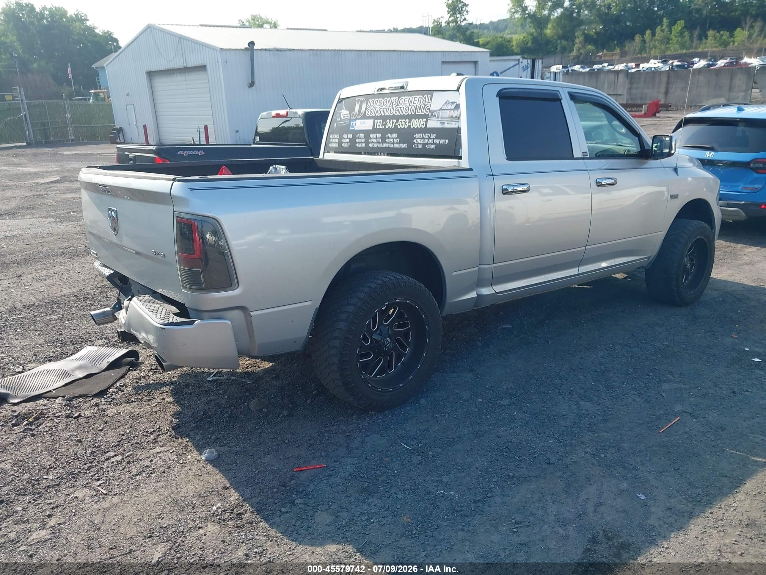 2012 Ram 1500 St Silver vin: 1C6RD6KT3CS143790