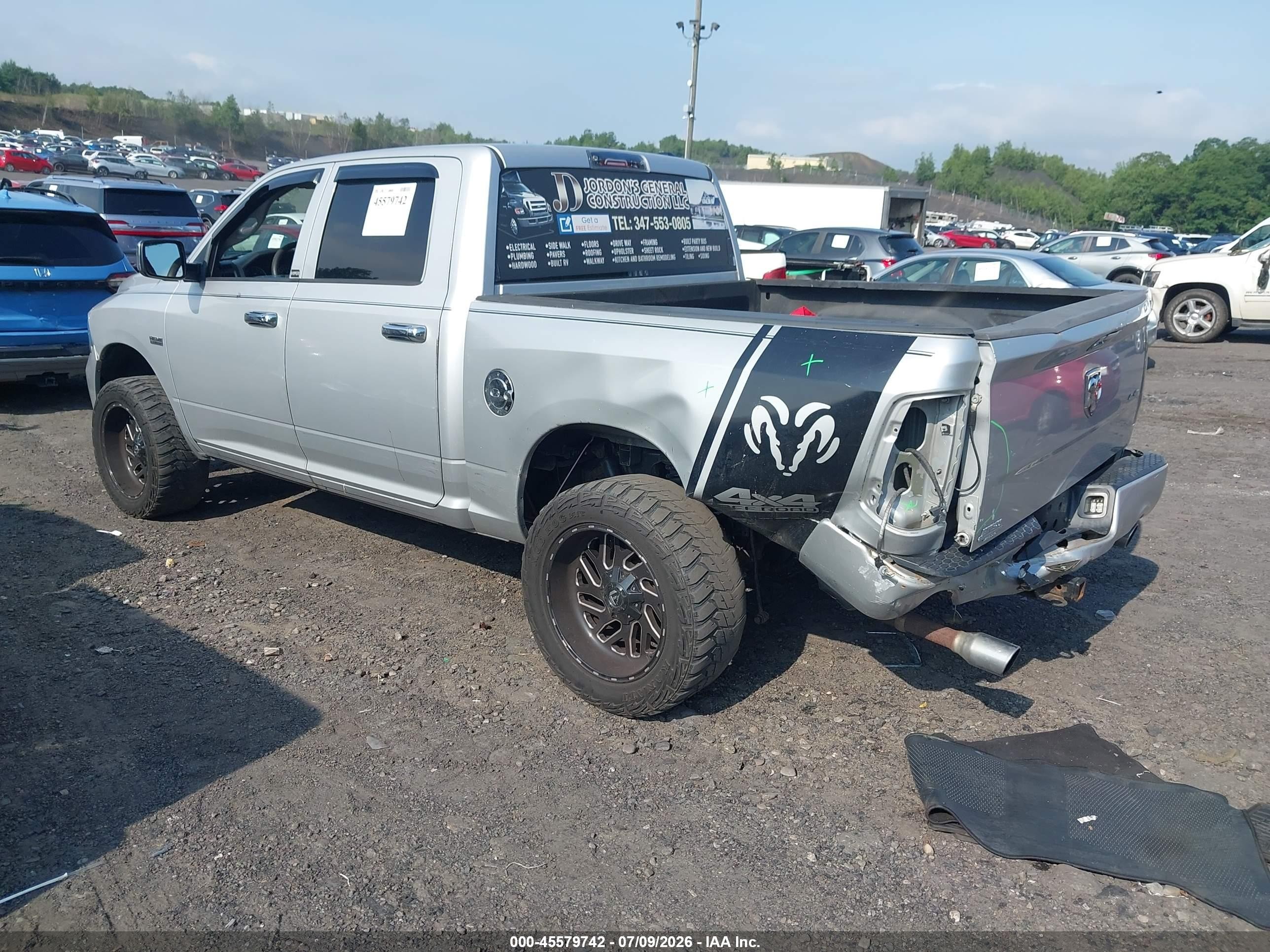 2012 Ram 1500 St Silver vin: 1C6RD6KT3CS143790