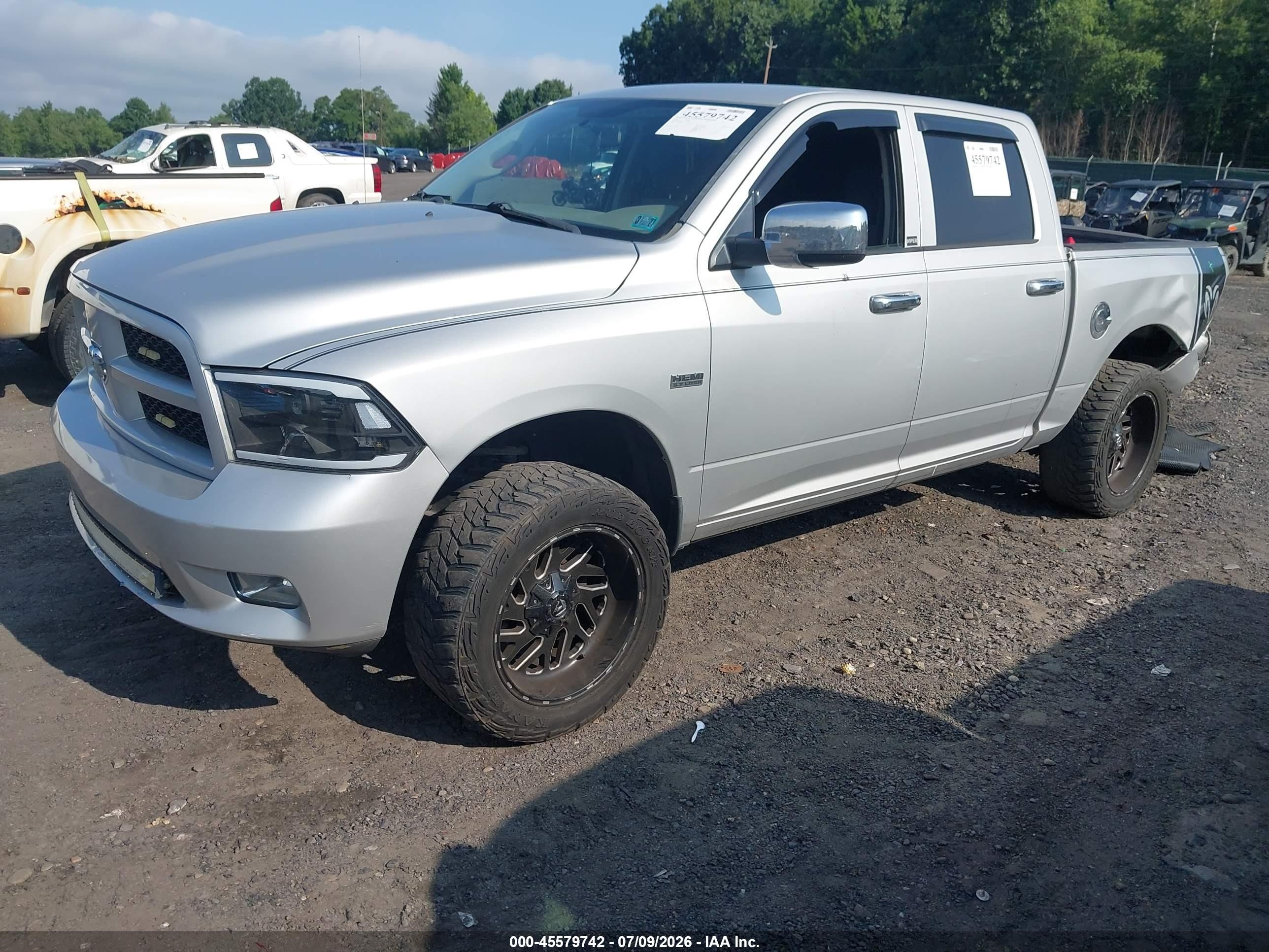 2012 Ram 1500 St Silver vin: 1C6RD6KT3CS143790