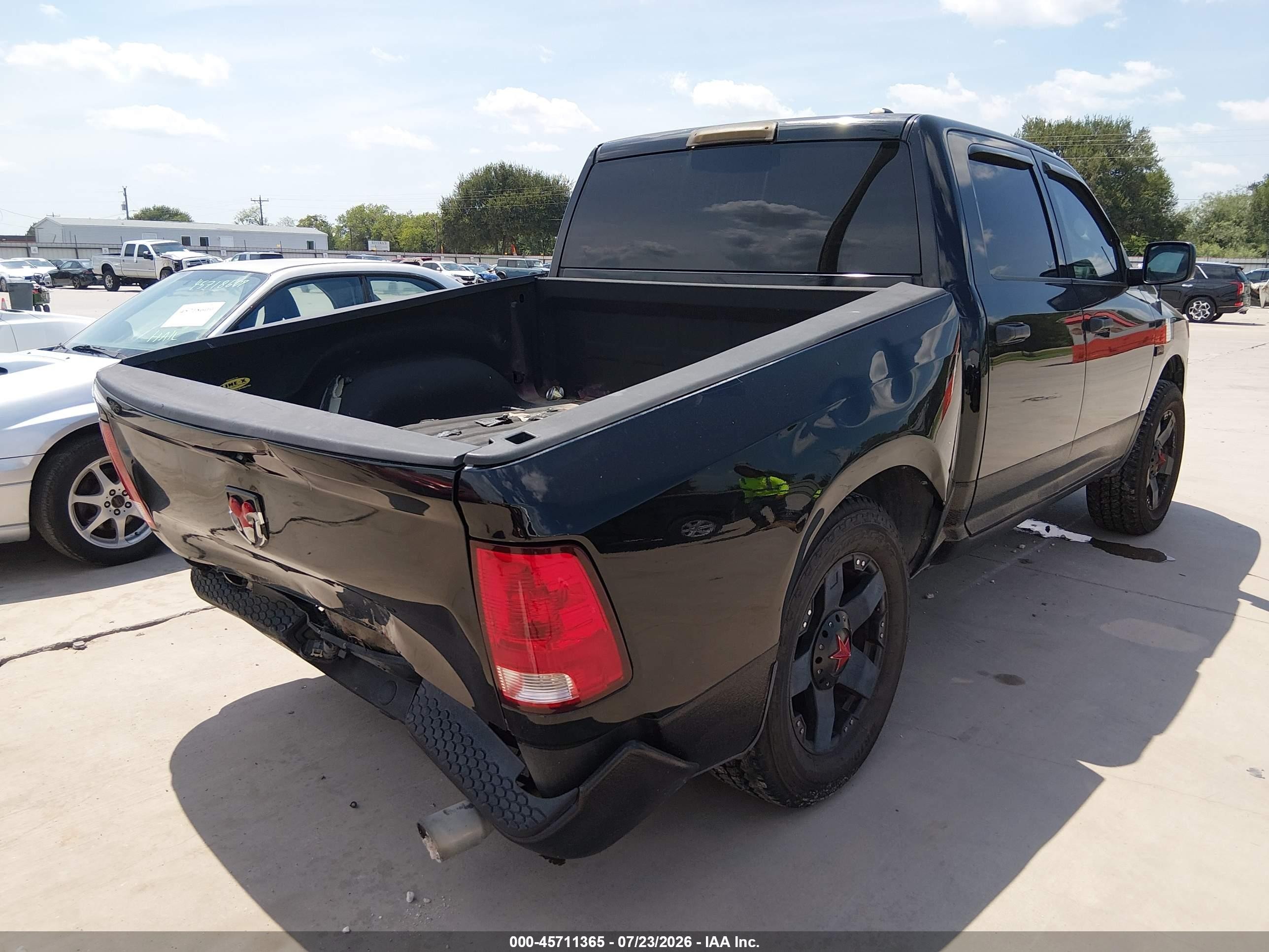 2012 Ram 1500 Express Black vin: 1C6RD6KT3CS191810