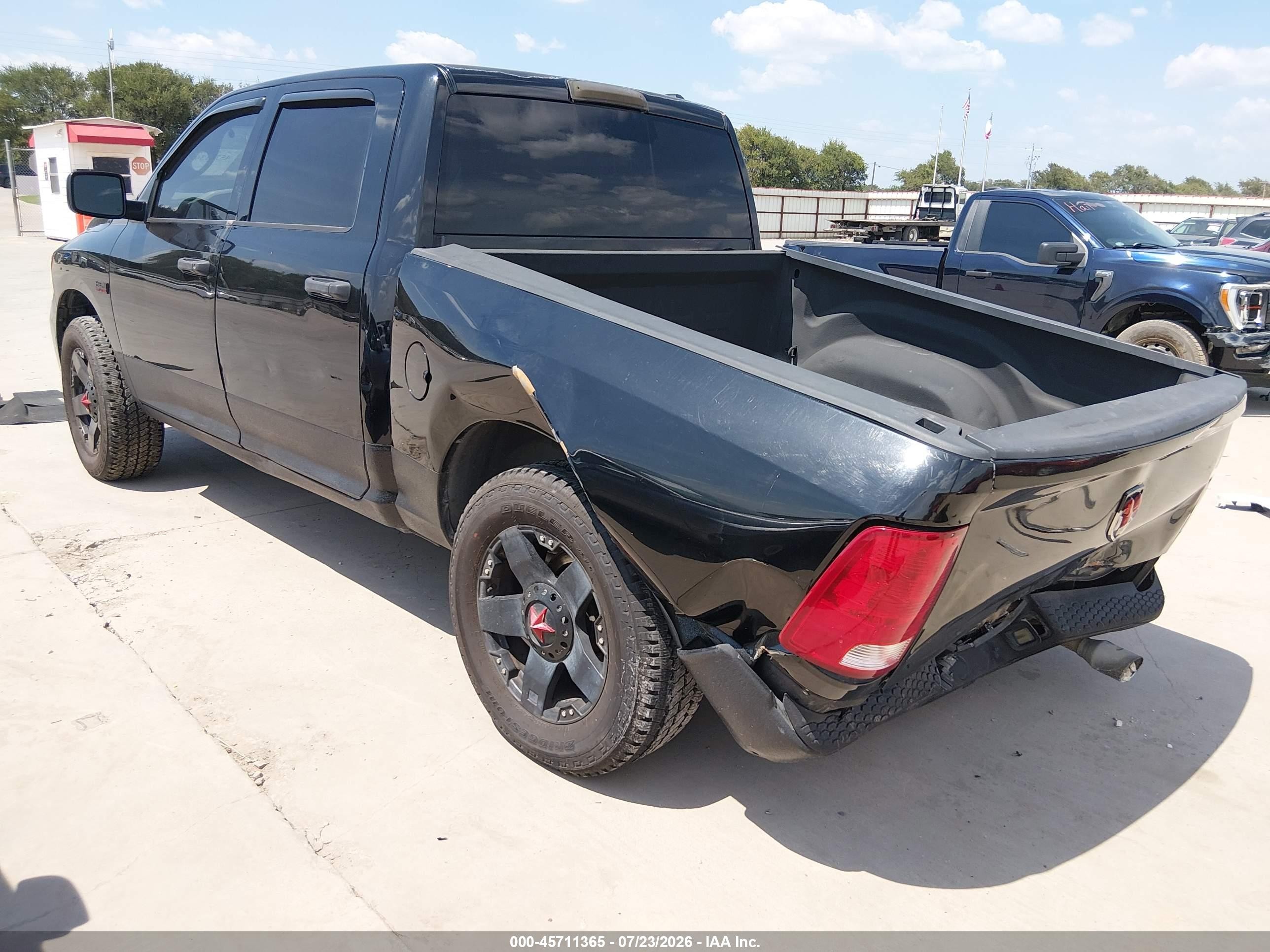 2012 Ram 1500 Express Black vin: 1C6RD6KT3CS191810
