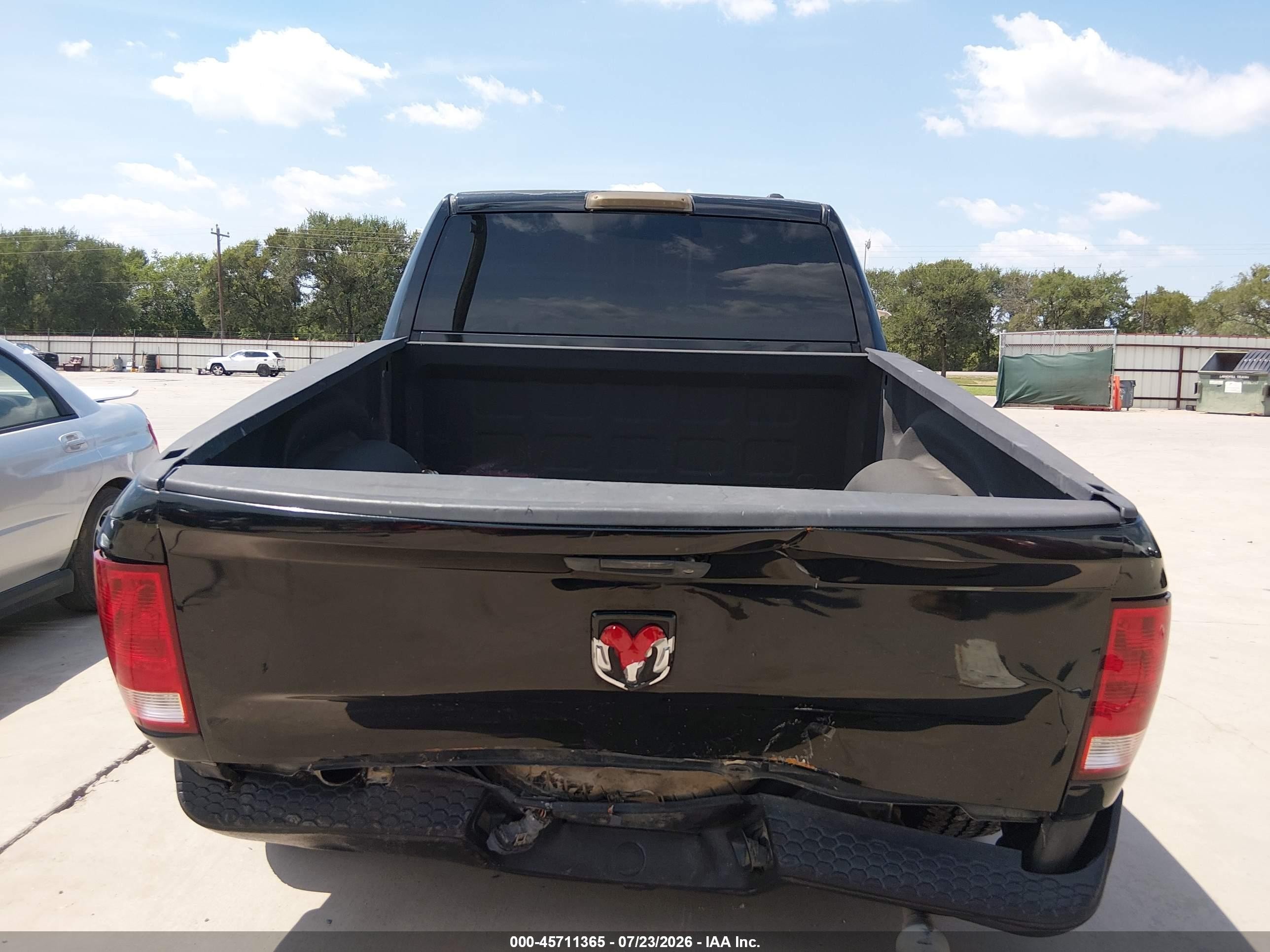 2012 Ram 1500 Express Black vin: 1C6RD6KT3CS191810