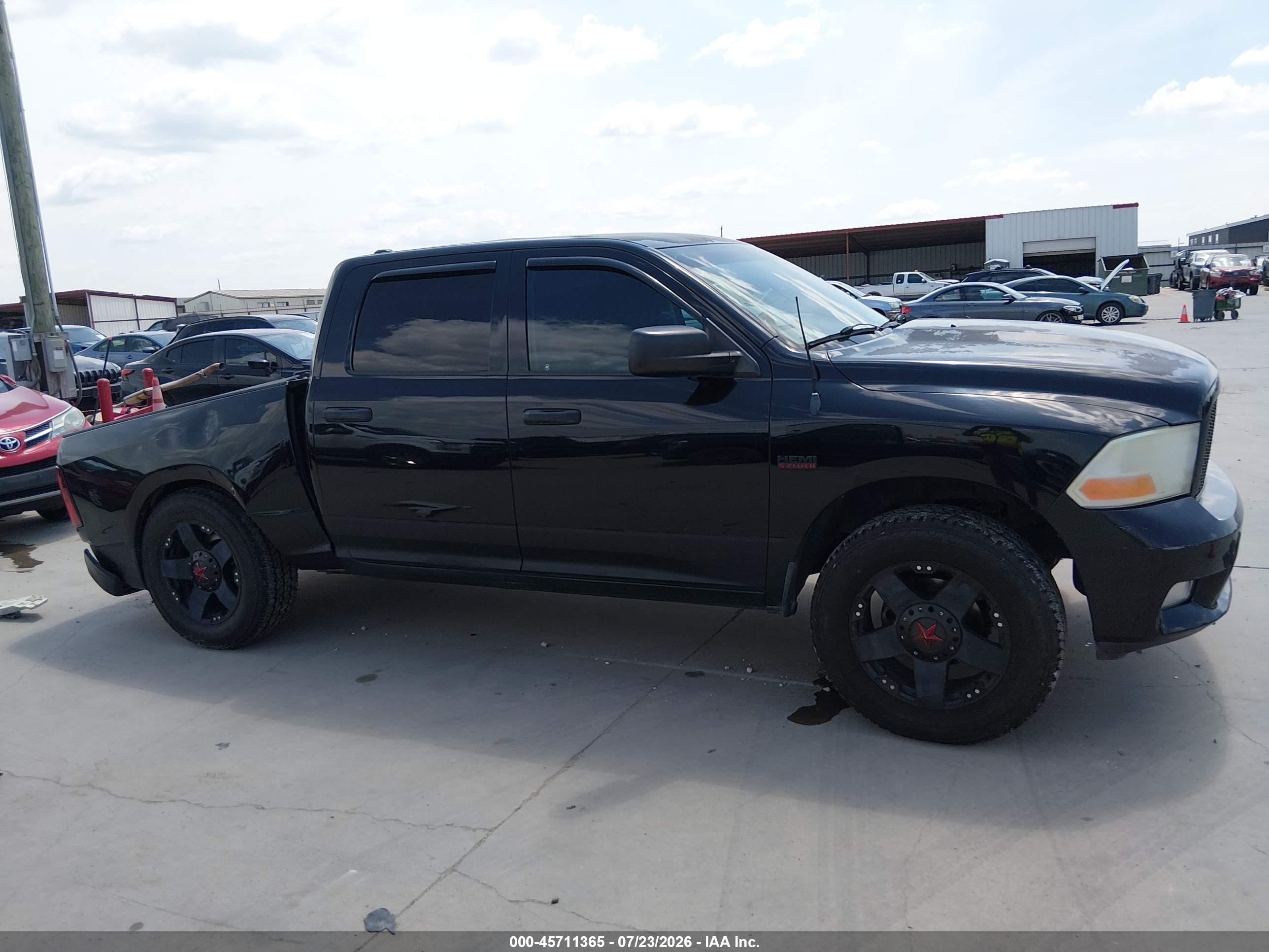 2012 Ram 1500 Express Black vin: 1C6RD6KT3CS191810