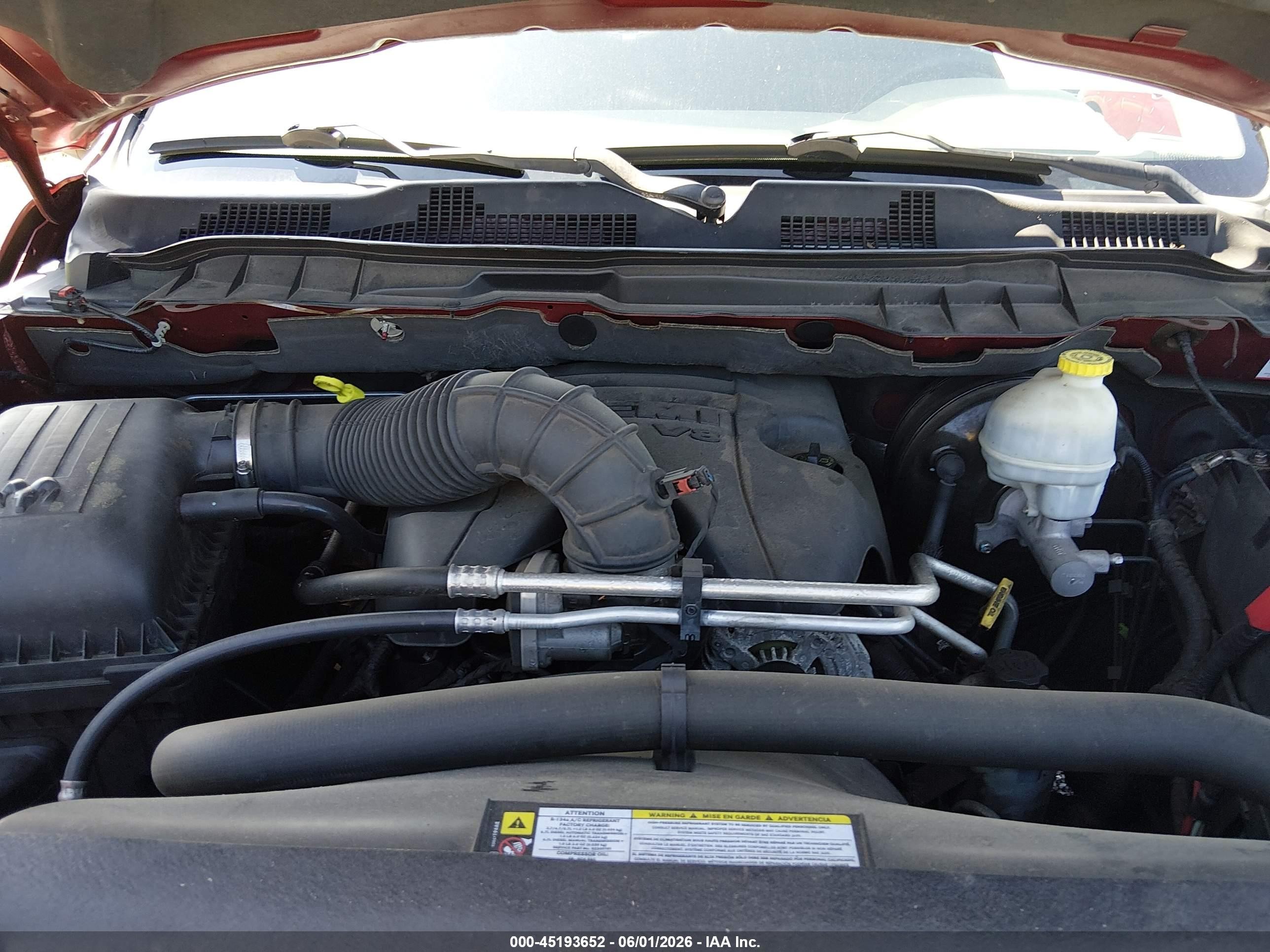 2012 Ram 1500 St Красный vin: 1C6RD6KT4CS223857