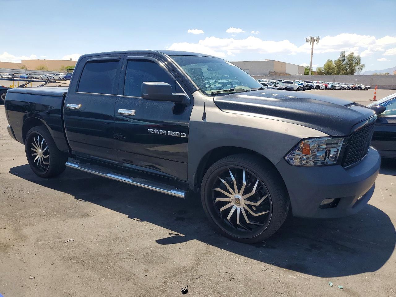 2012 Dodge Ram 1500 St Black vin: 1C6RD6KT5CS158999