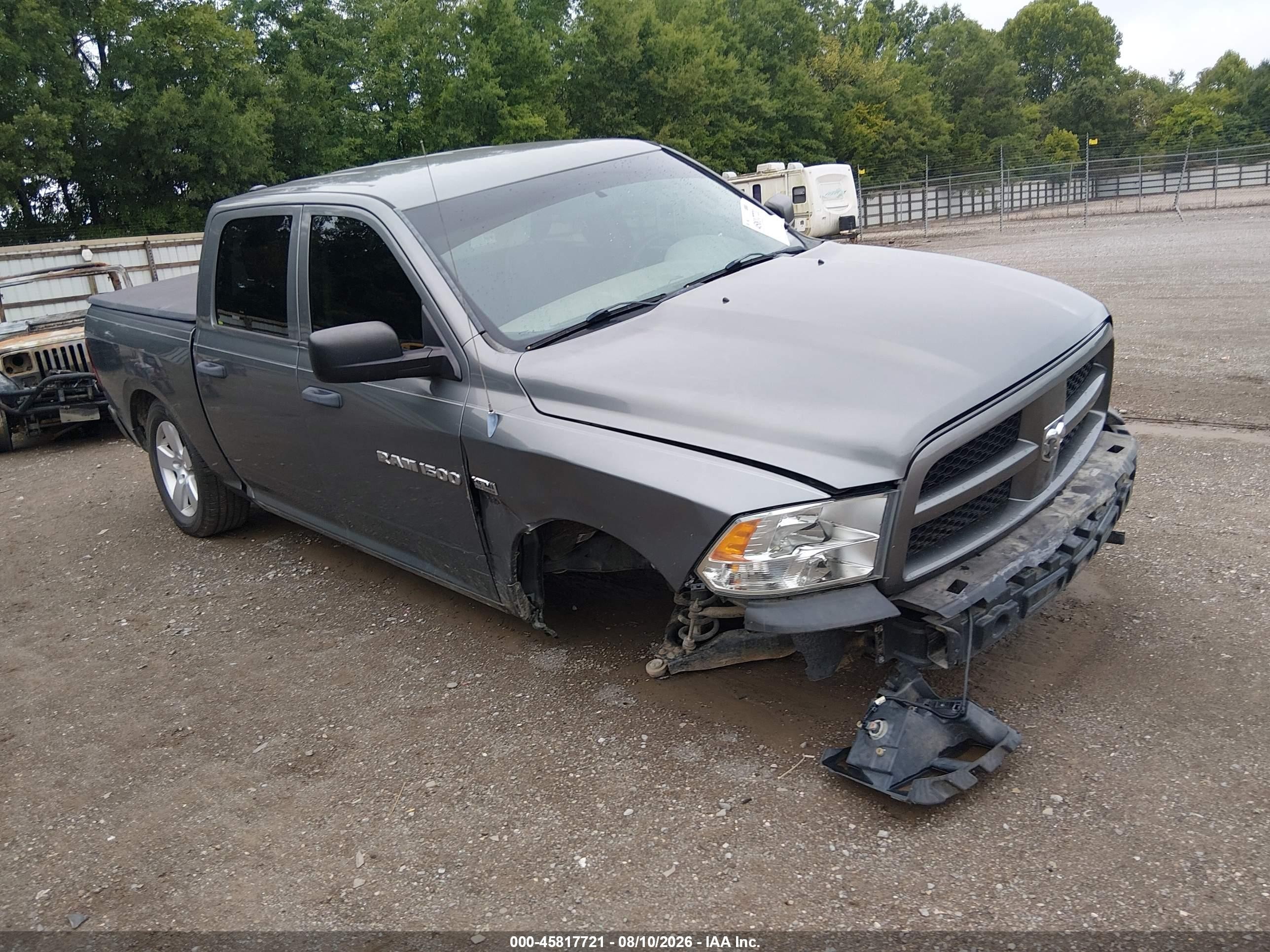 2012 Ram 1500 Express Gray vin: 1C6RD6KT6CS138731