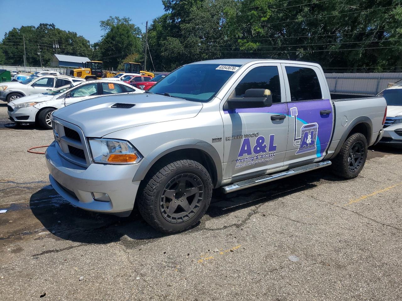 2012 Dodge Ram 1500 St Silver vin: 1C6RD6KT6CS306397