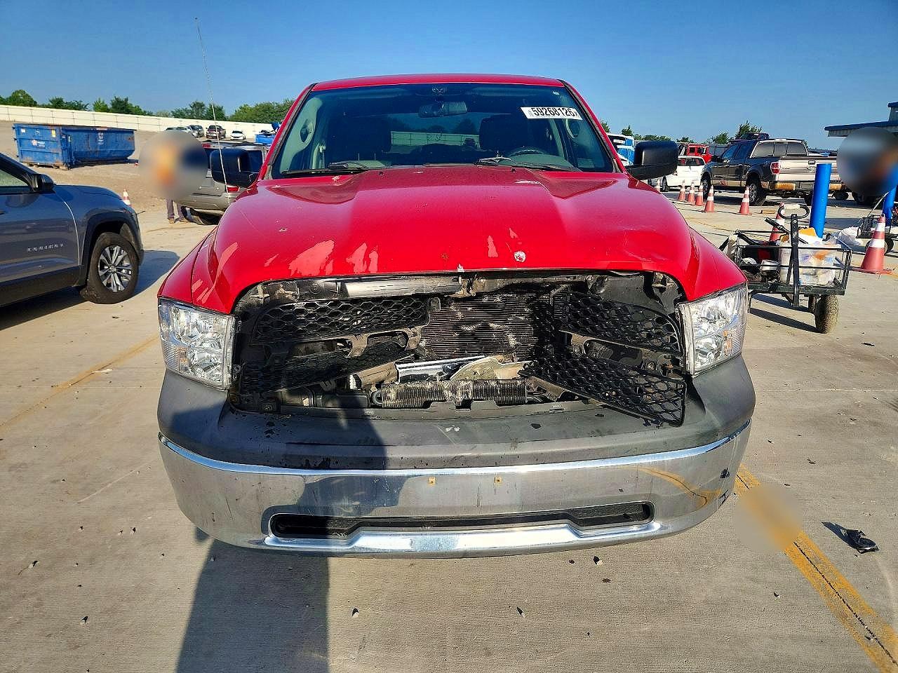 2012 Dodge Ram 1500 St Red vin: 1C6RD6KT6CS331056