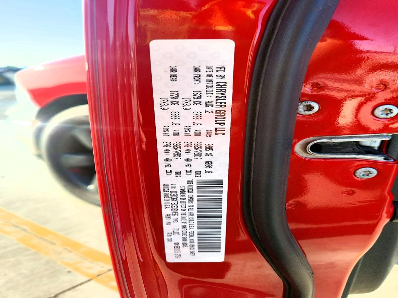 2012 Dodge Ram 1500 St Red vin: 1C6RD6KT6CS331056