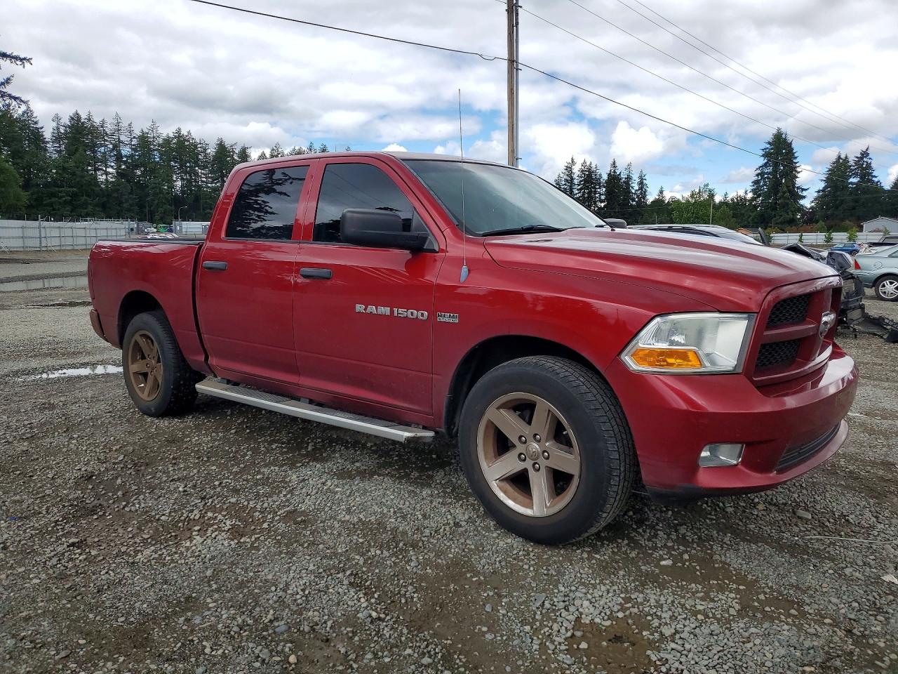 2012 Dodge Ram 1500 St Red vin: 1C6RD6KT9CS223837
