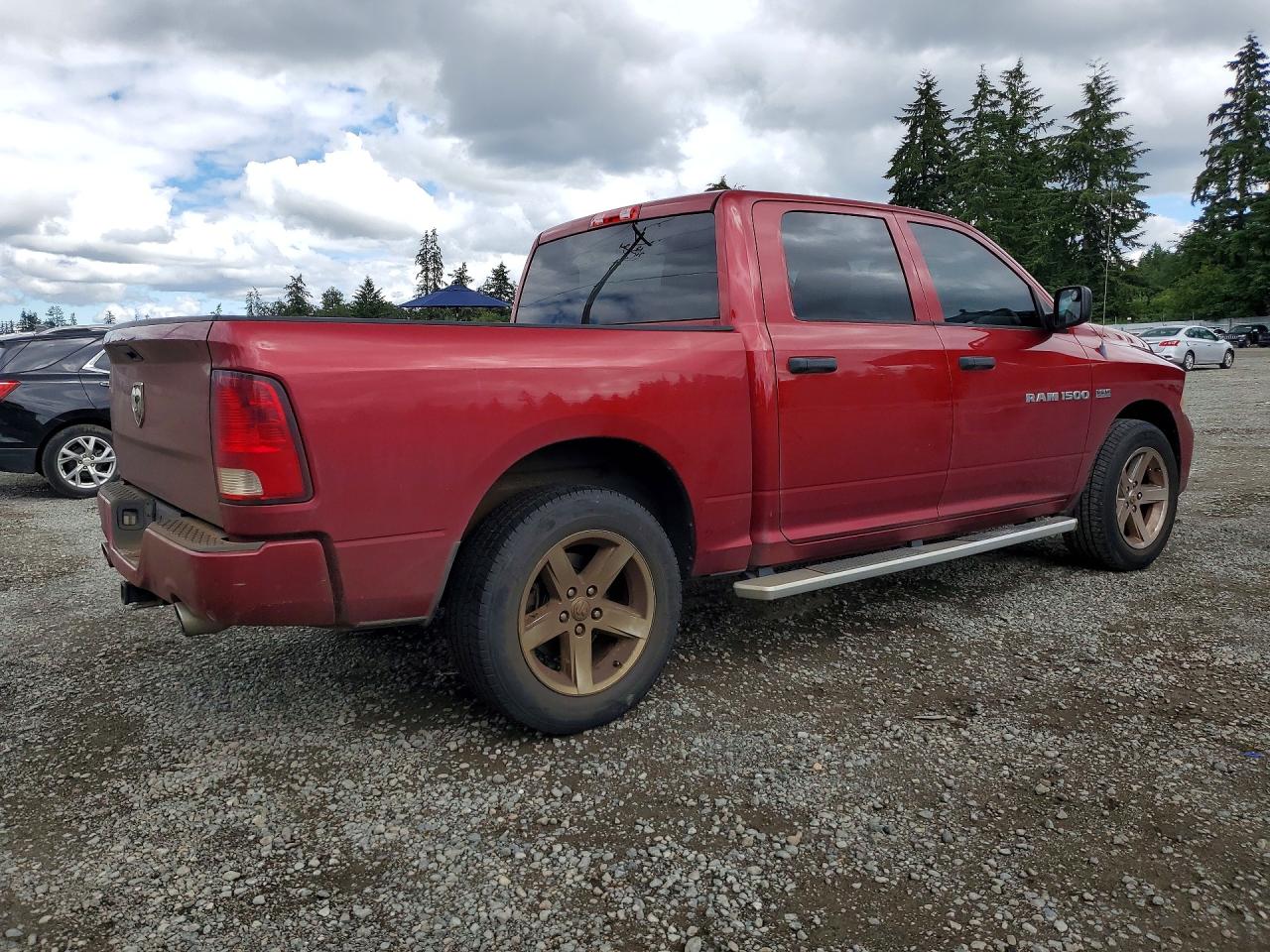 2012 Dodge Ram 1500 St Red vin: 1C6RD6KT9CS223837