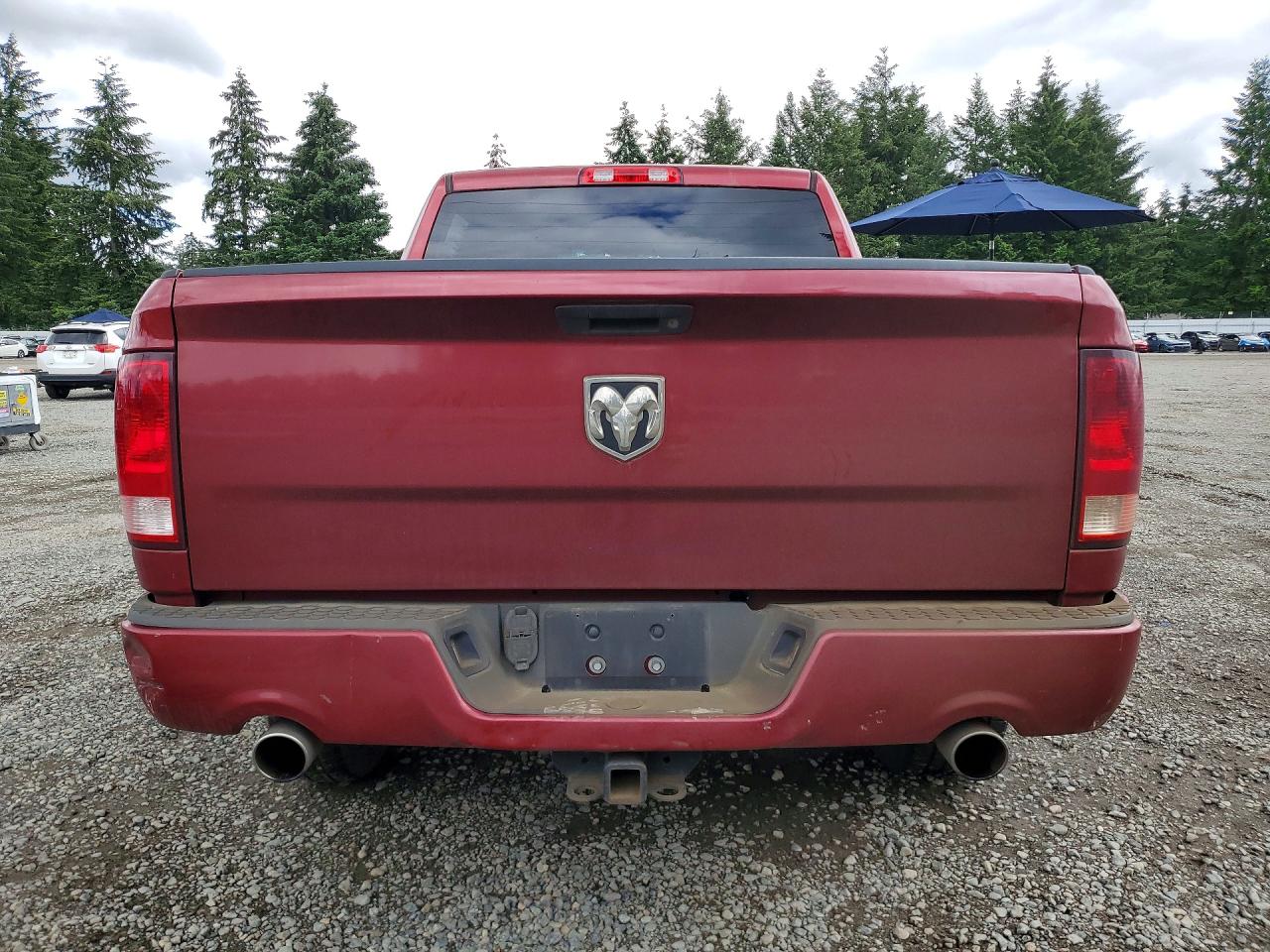 2012 Dodge Ram 1500 St Red vin: 1C6RD6KT9CS223837