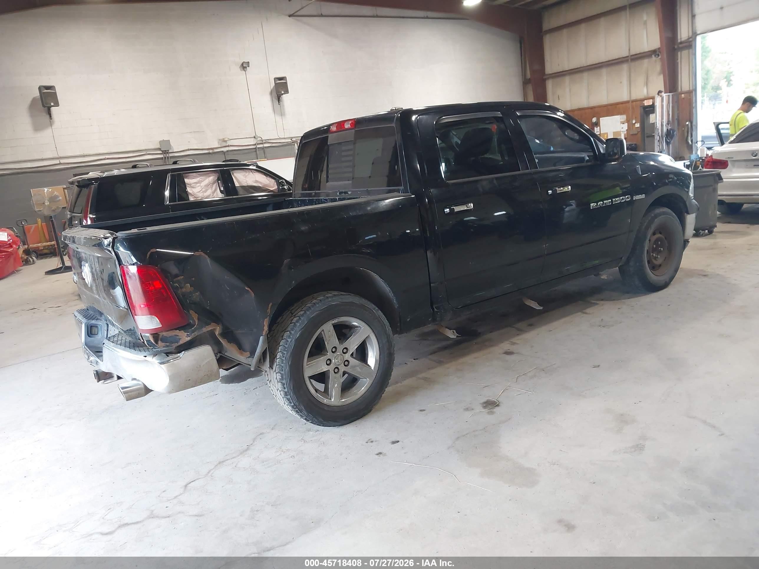 2012 Ram 1500 Lone Star Black vin: 1C6RD6LT0CS153417