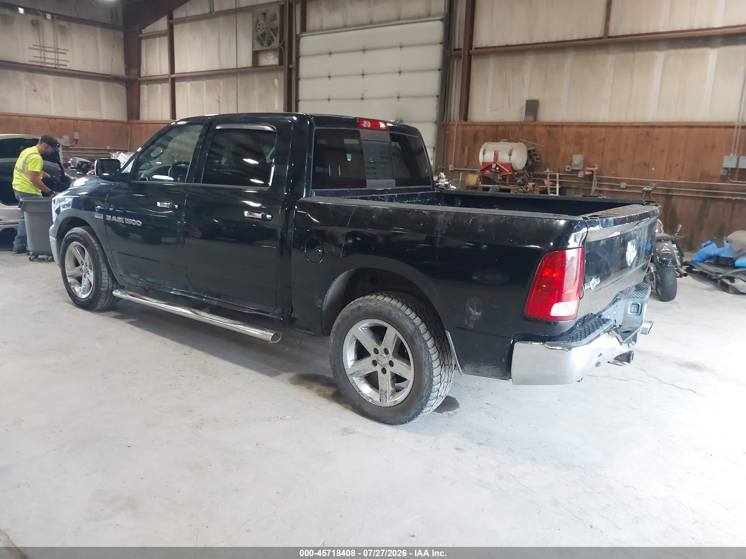 2012 Ram 1500 Lone Star Black vin: 1C6RD6LT0CS153417