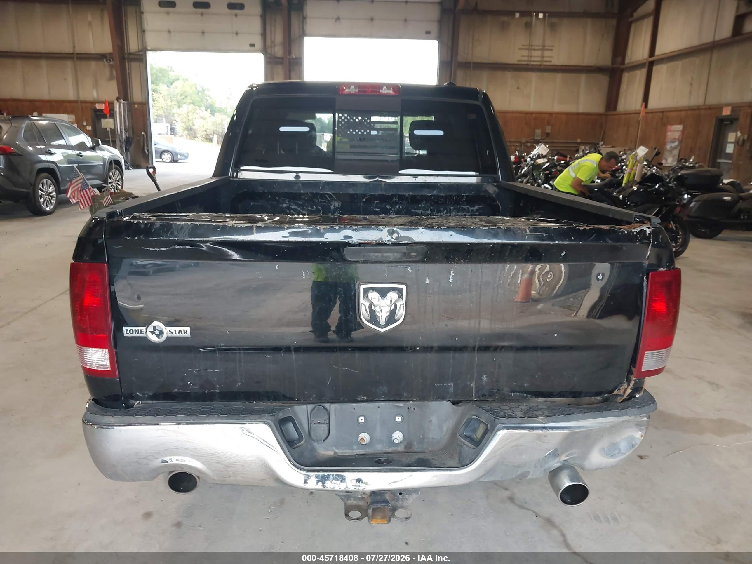2012 Ram 1500 Lone Star Black vin: 1C6RD6LT0CS153417