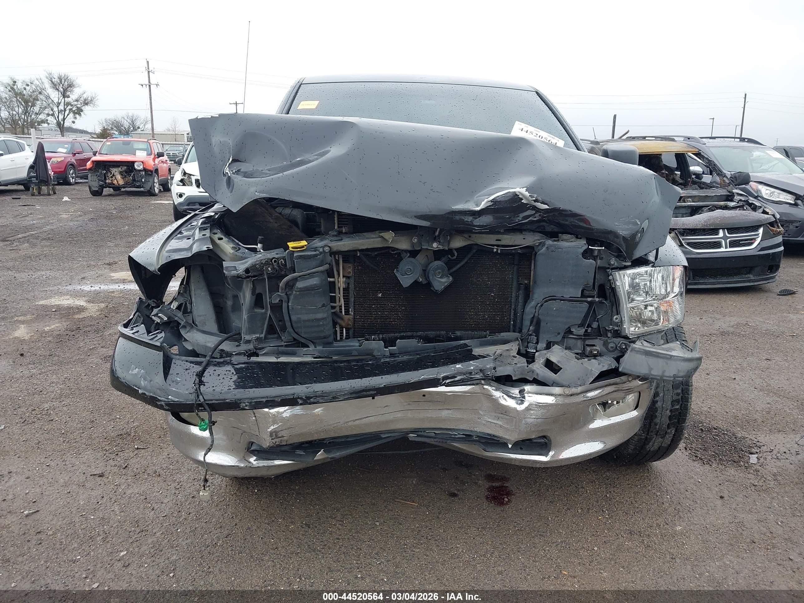 2012 Ram 1500 Slt Black vin: 1C6RD6LT0CS174283
