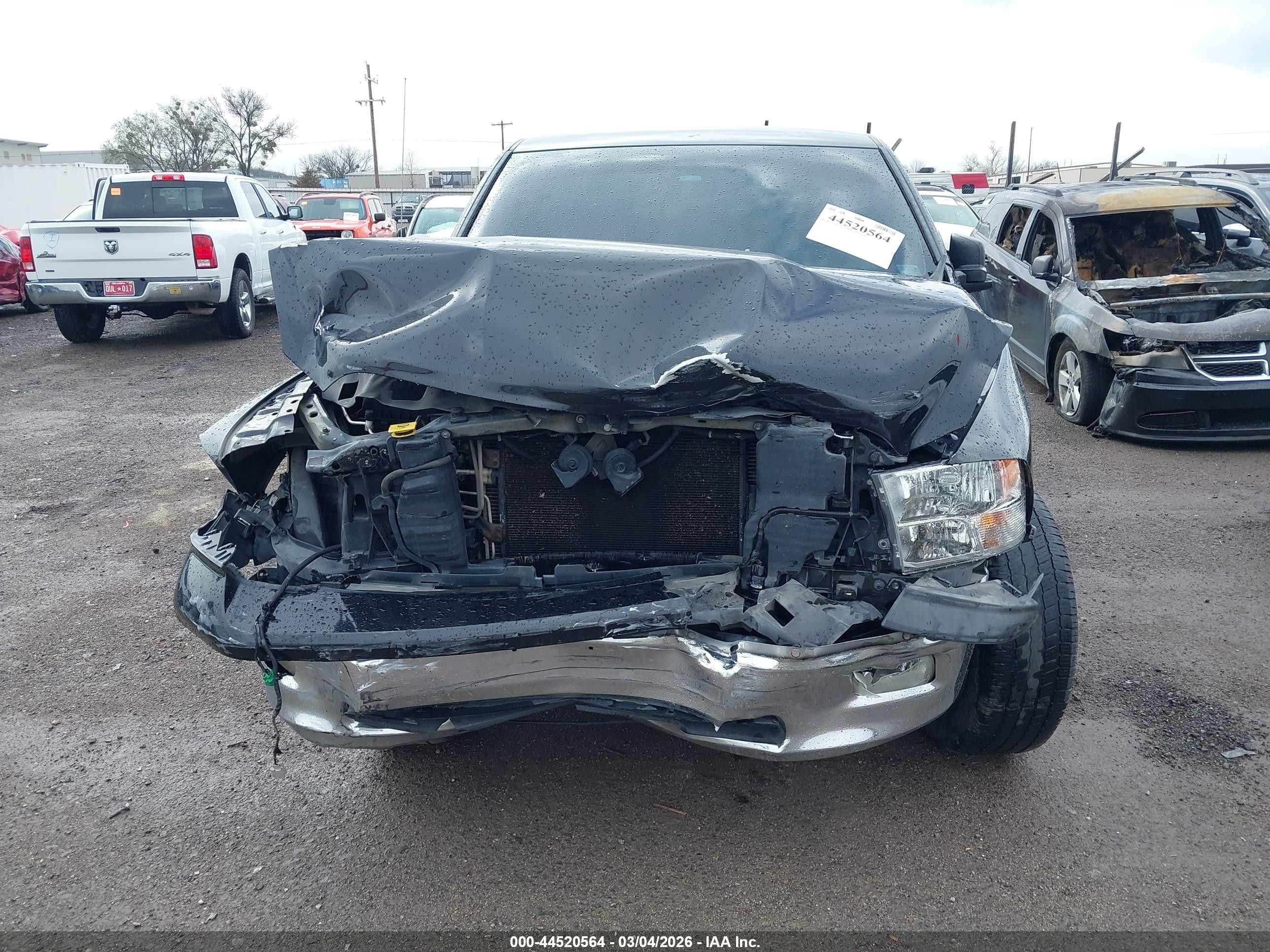 2012 Ram 1500 Slt Black vin: 1C6RD6LT0CS174283