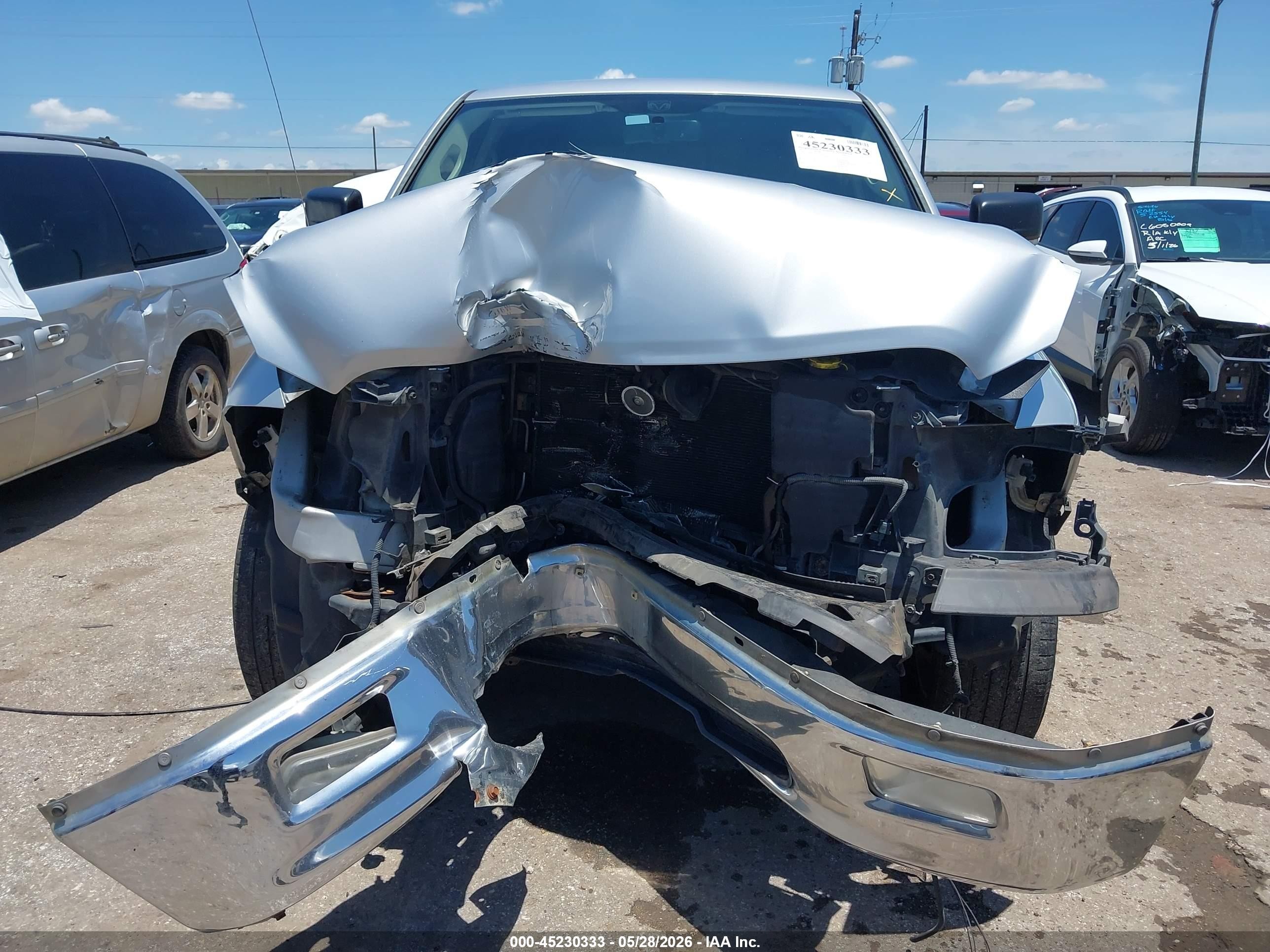 2012 Ram 1500 Slt Серебряный vin: 1C6RD6LT1CS153538